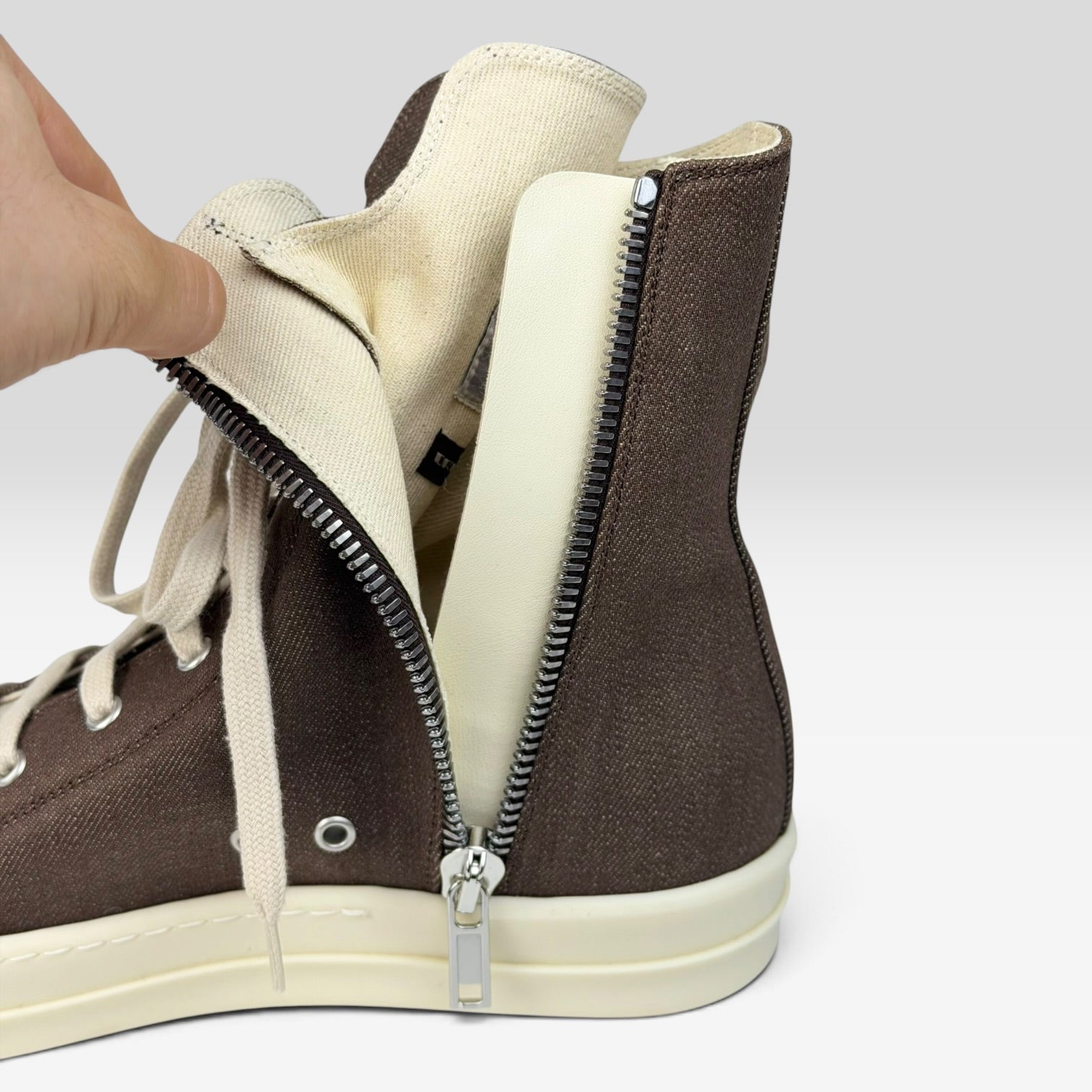 Rick Owens DRKSHDW Ramones High Dark Dust Denim