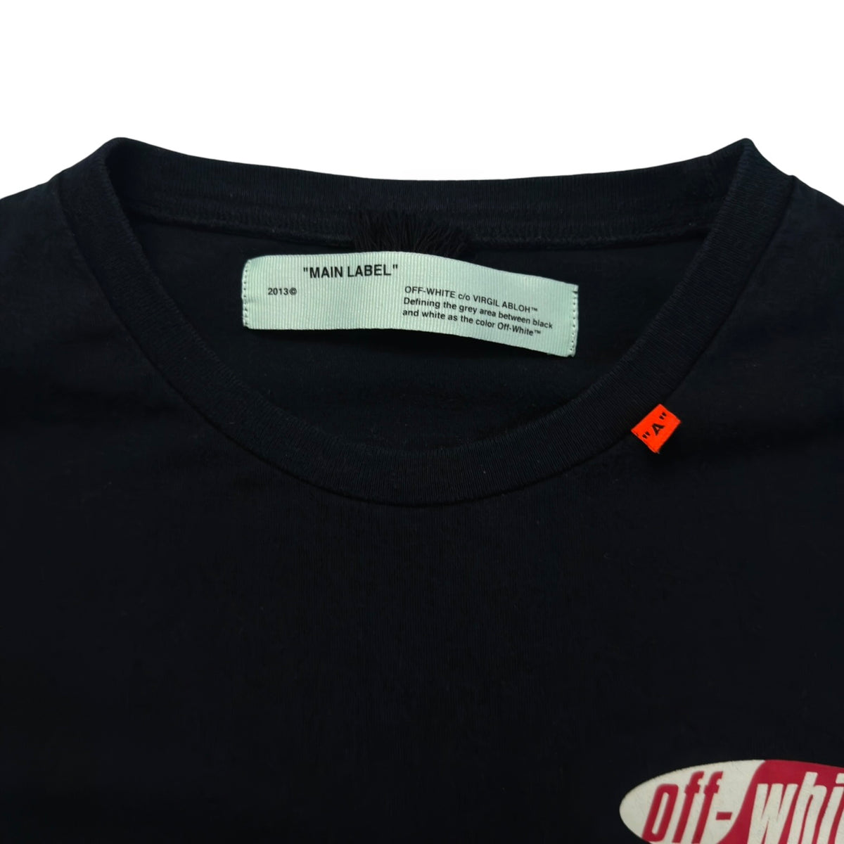 Off-White Split Logo Oversized T-Shirt Black
