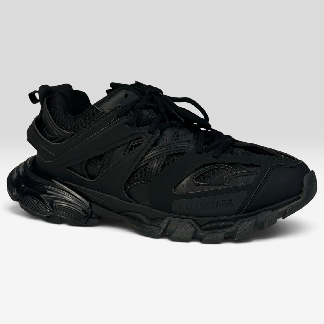 Balenciaga Track Clear Sole, negru, vedere din față