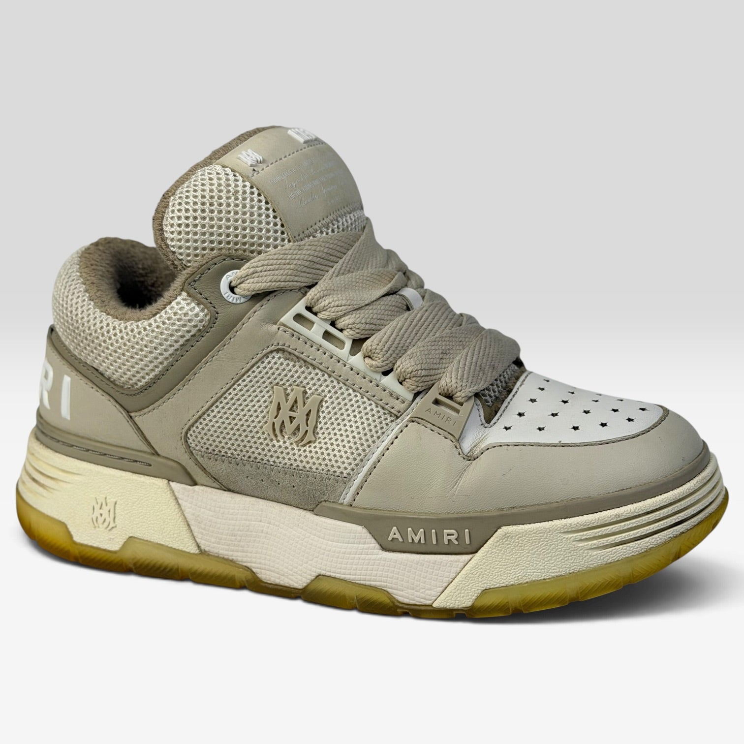 Amiri MA-1 Beige/White | Sneakers Amiri