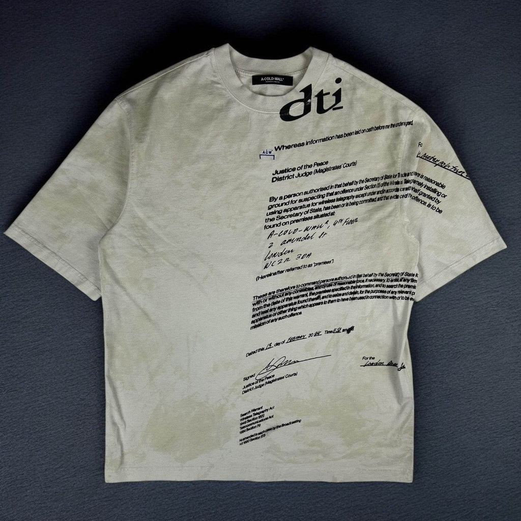 A-Cold-Wall* T-shirt - V STEALS