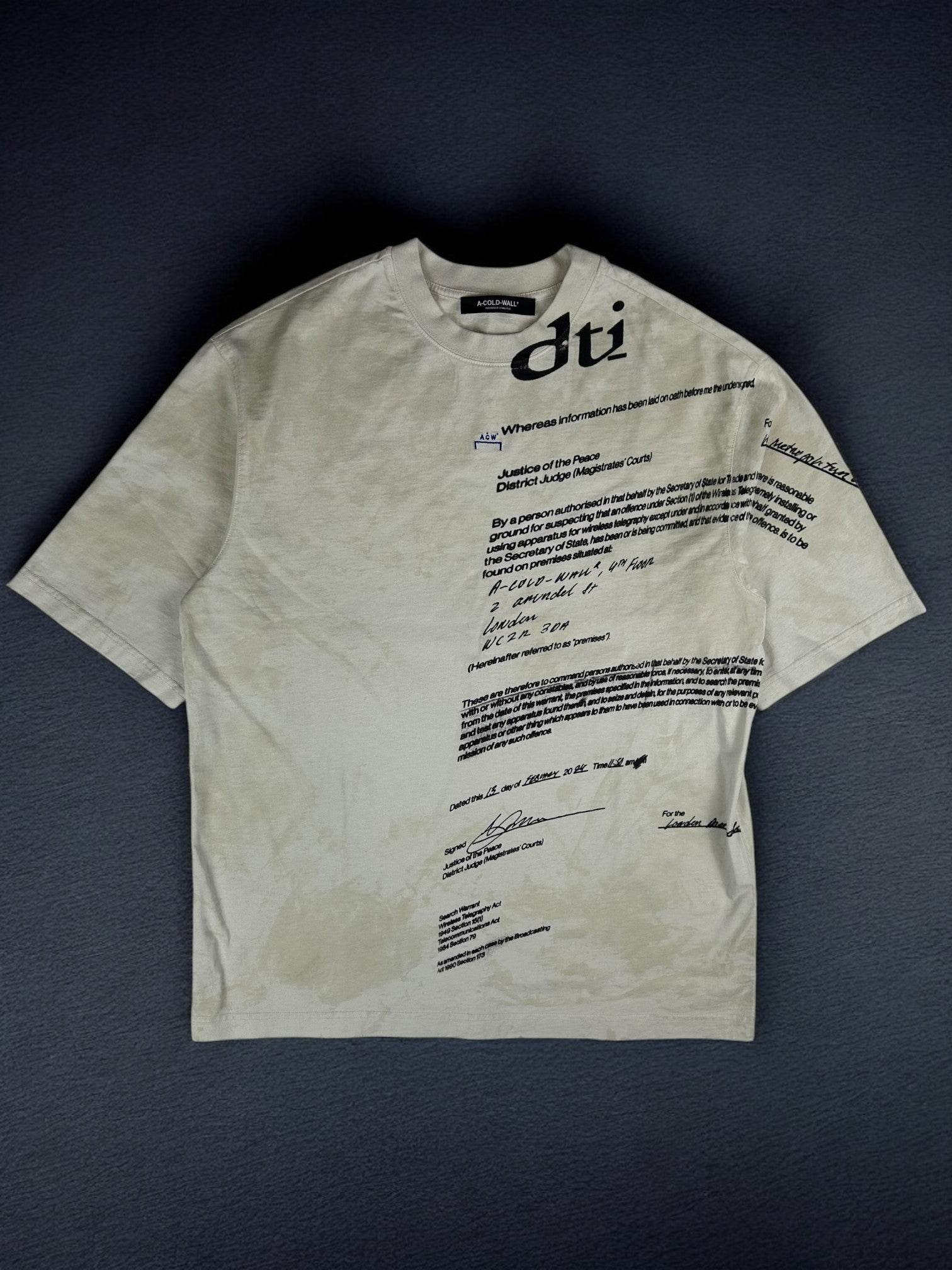 A-Cold-Wall* T-shirt - V STEALS