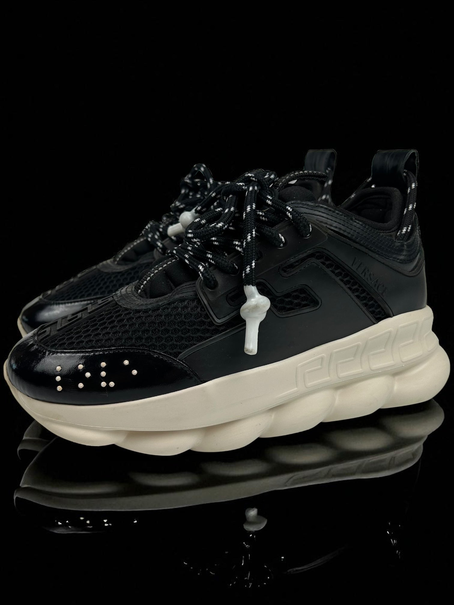 Versace Chain Reaction Black White