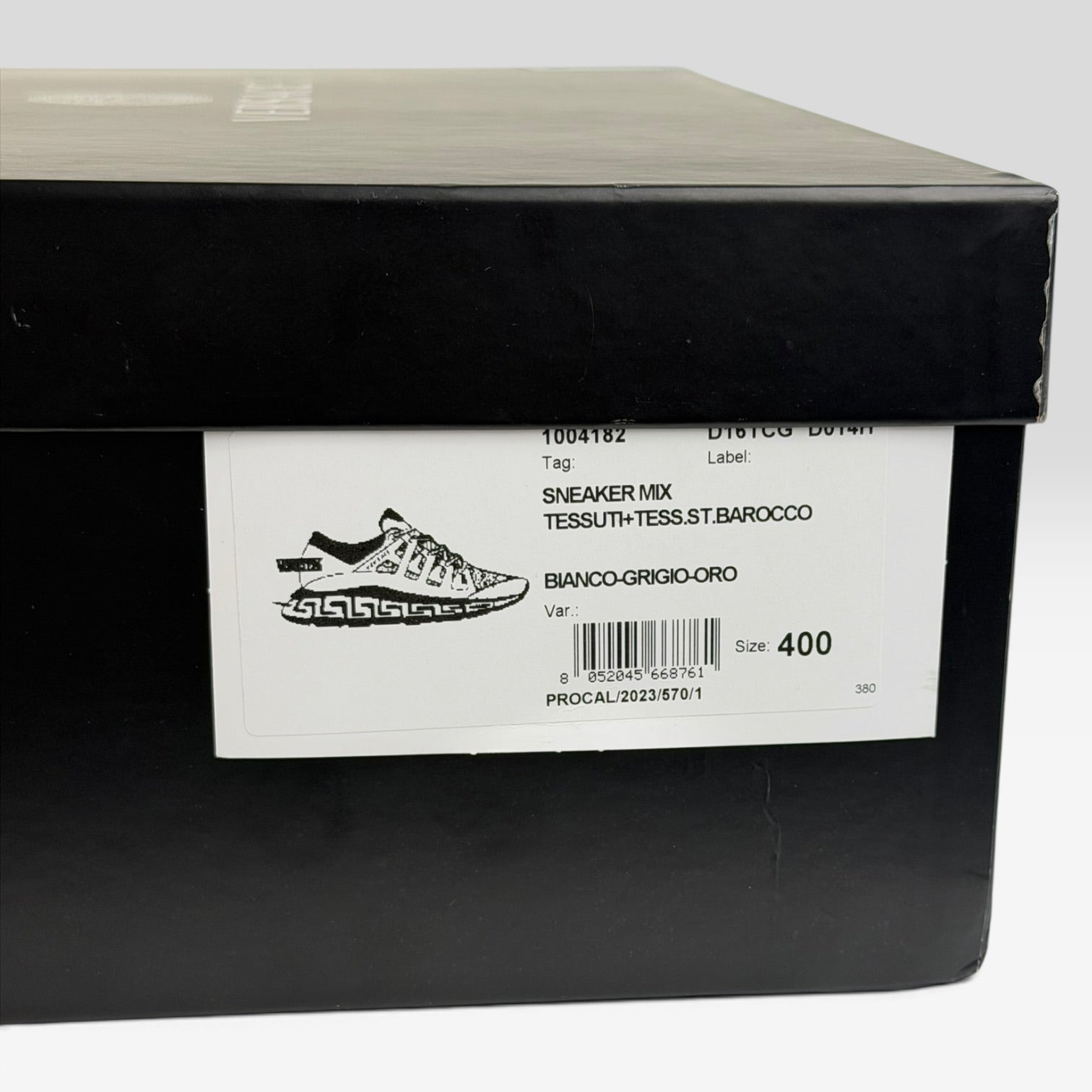 Versace Trigreca White/Grey Barocco