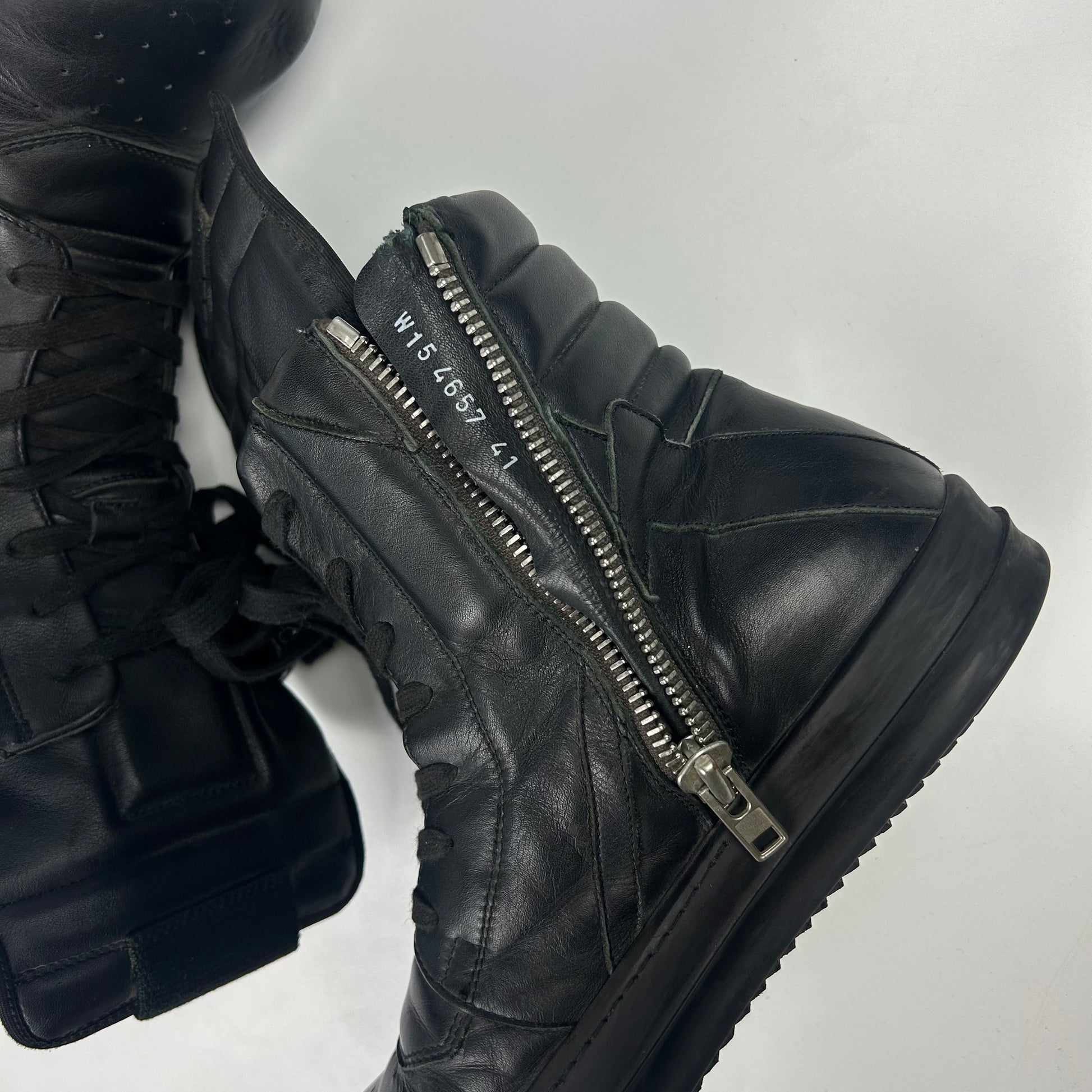 Rick Owens Geobasket Triple Black