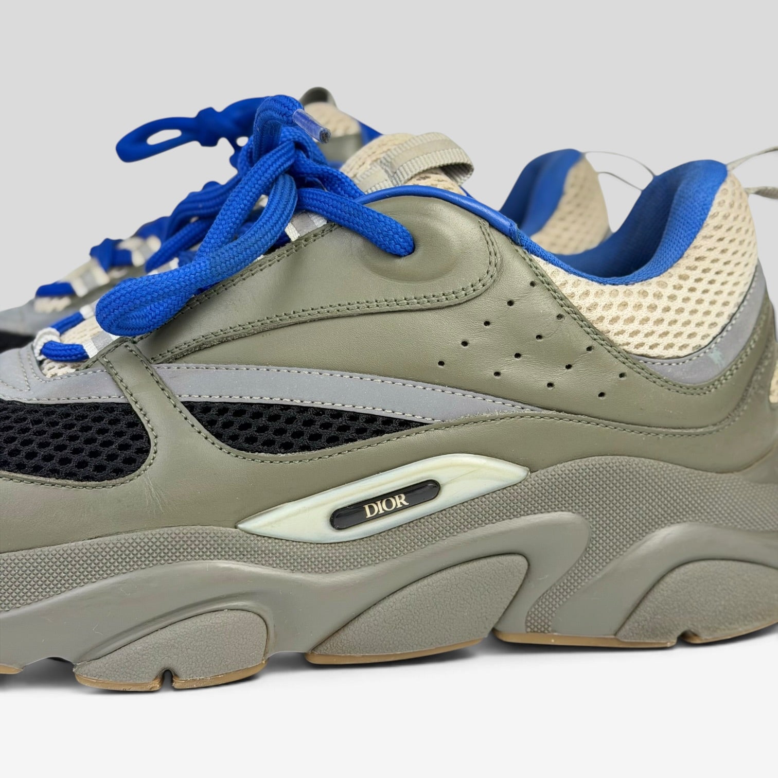 Dior B22 Sneakers Khaki/Blue