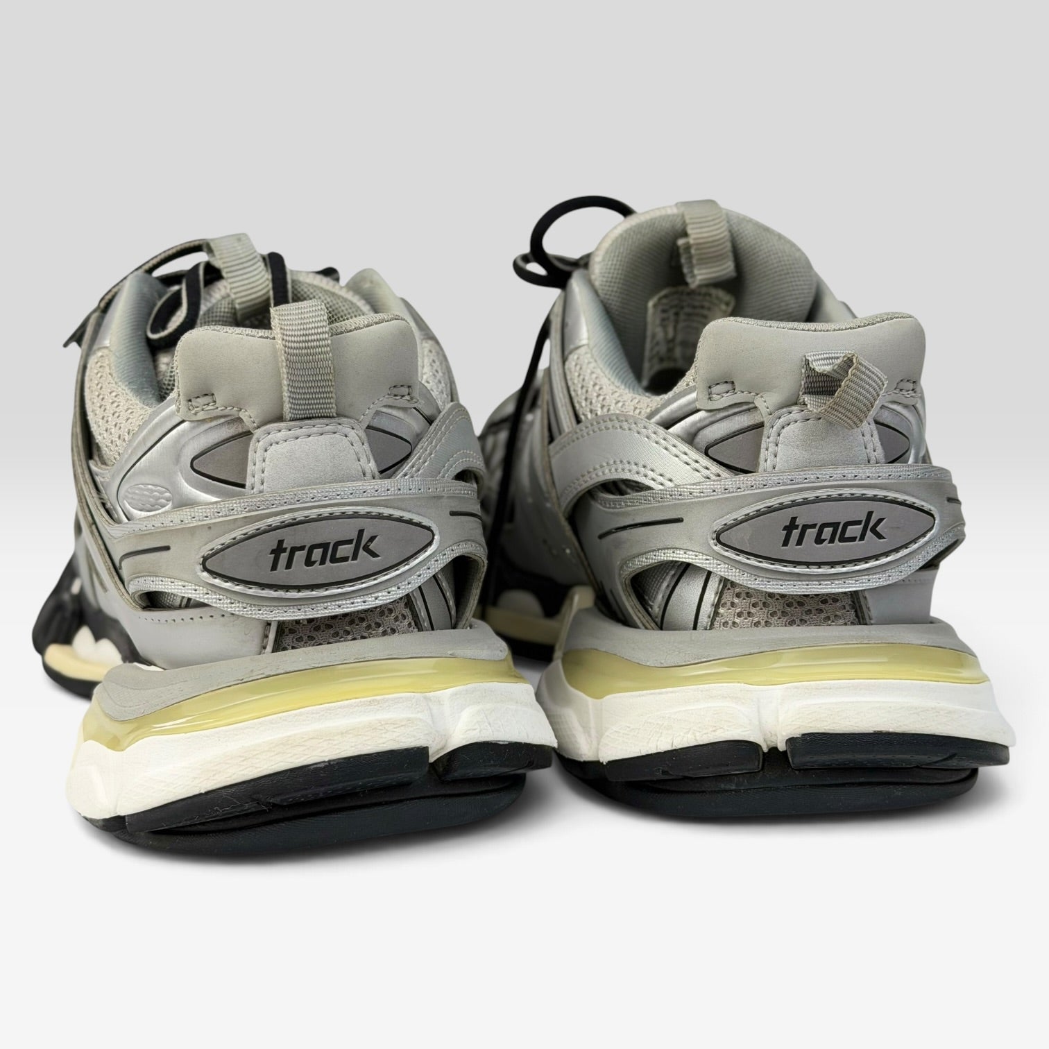 Balenciaga Track Metallic Silver