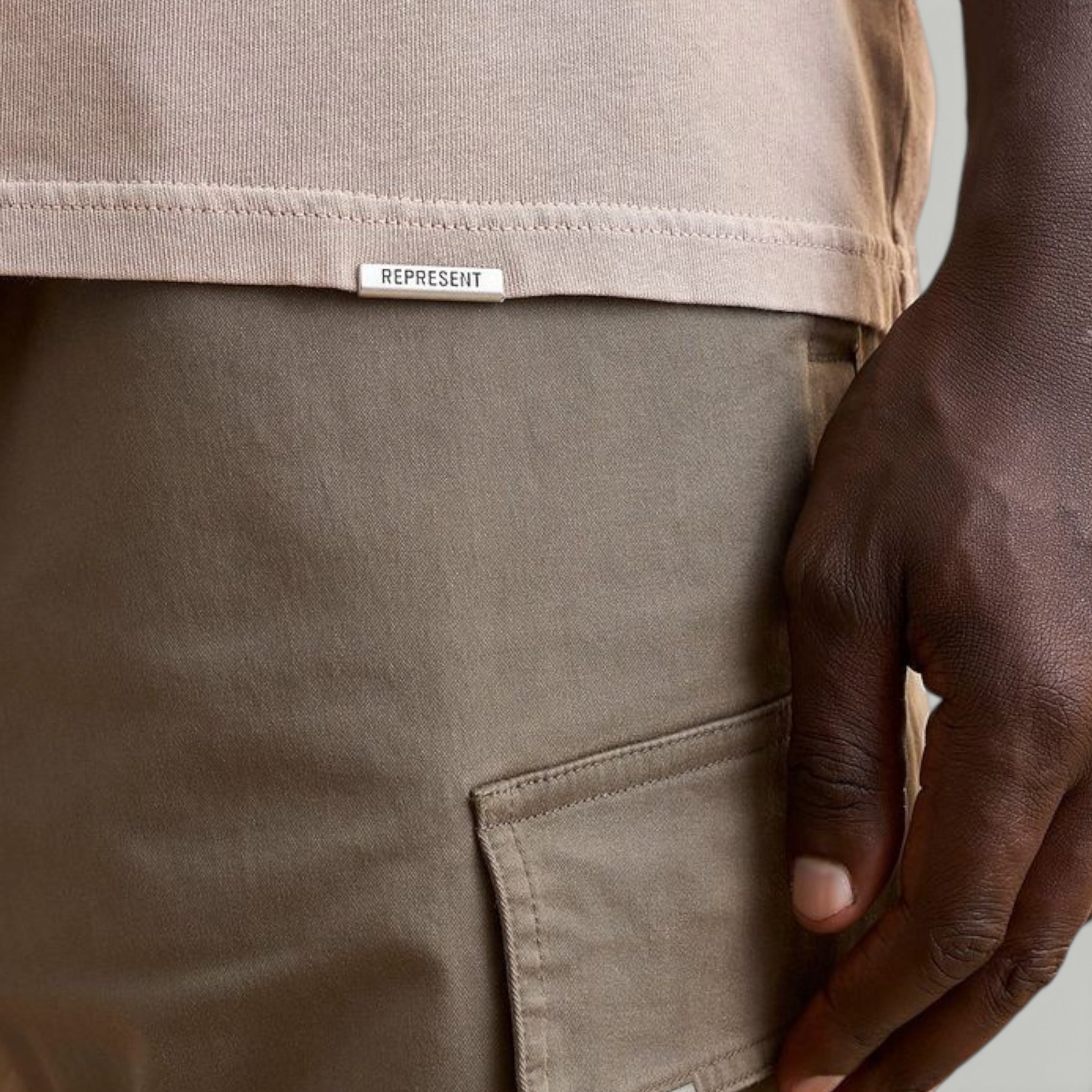 Represent Washed Brown T-shirt