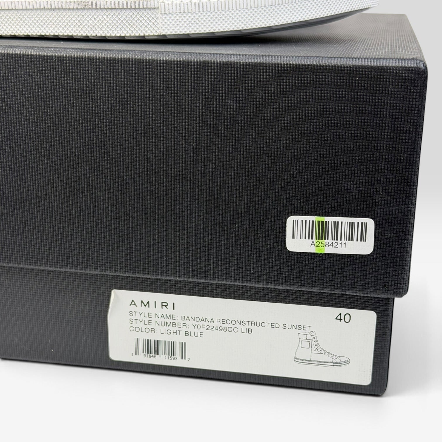 Amiri Sunset Sneakers Bandana Reconstructed