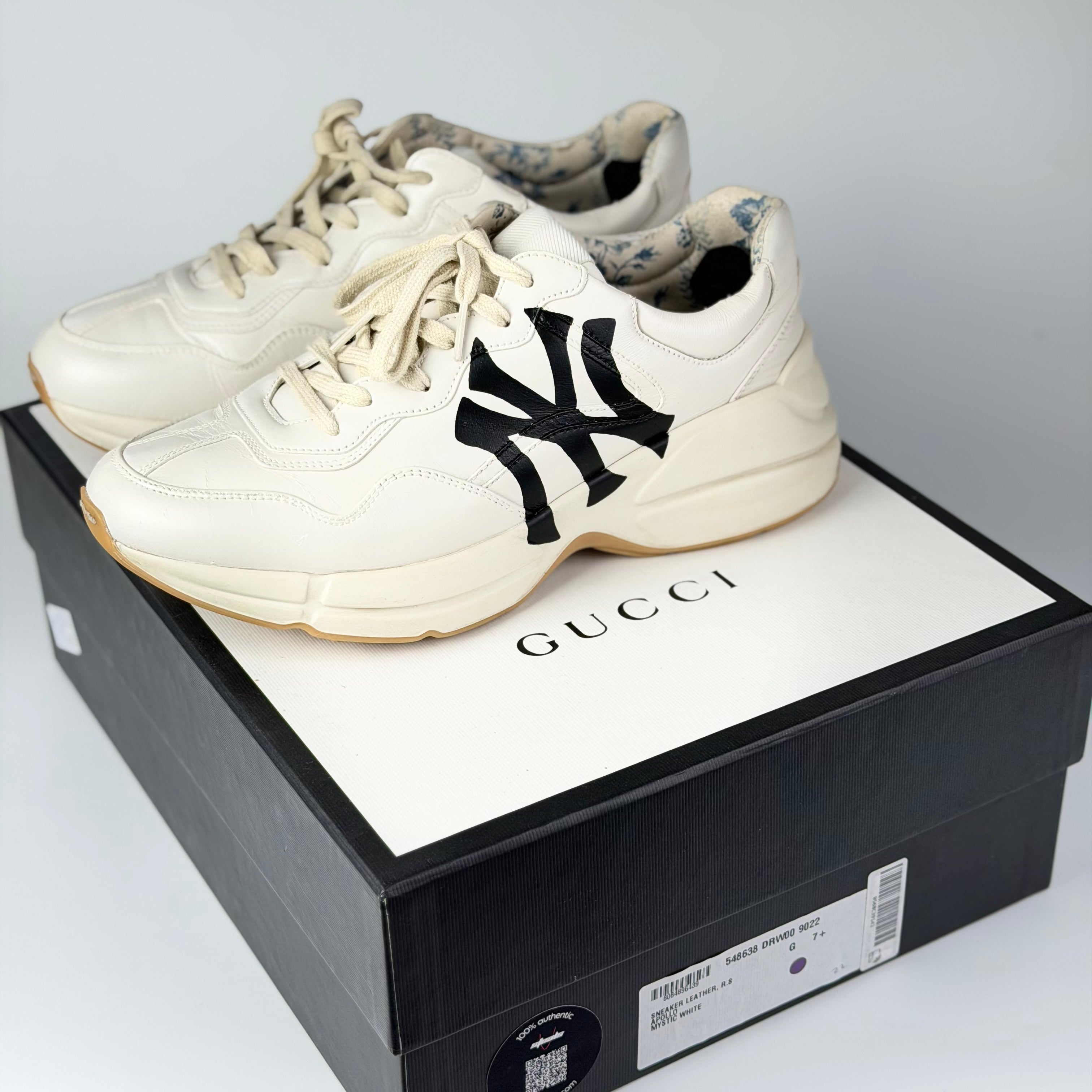 Gucci Rhyton Leather Sneakers