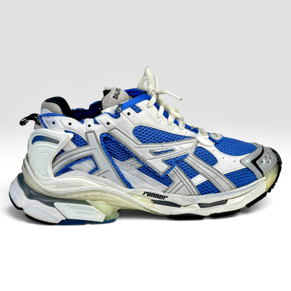 Balenciaga Runner Blue/White Sneakers