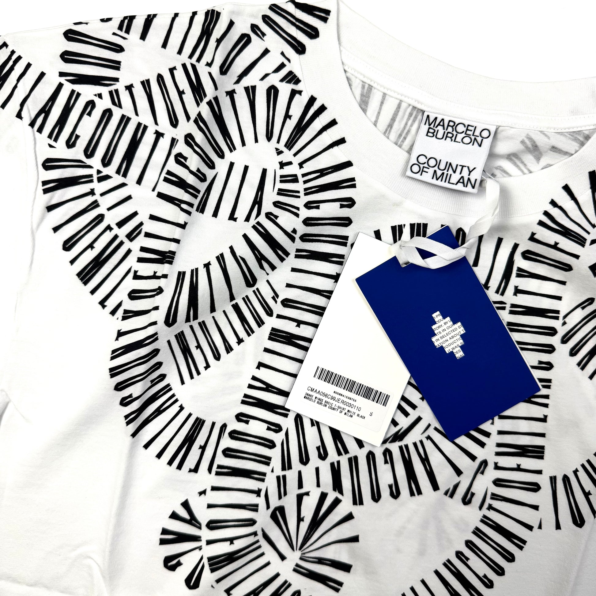 Marcelo Burlon Snake Wings White T-shirt