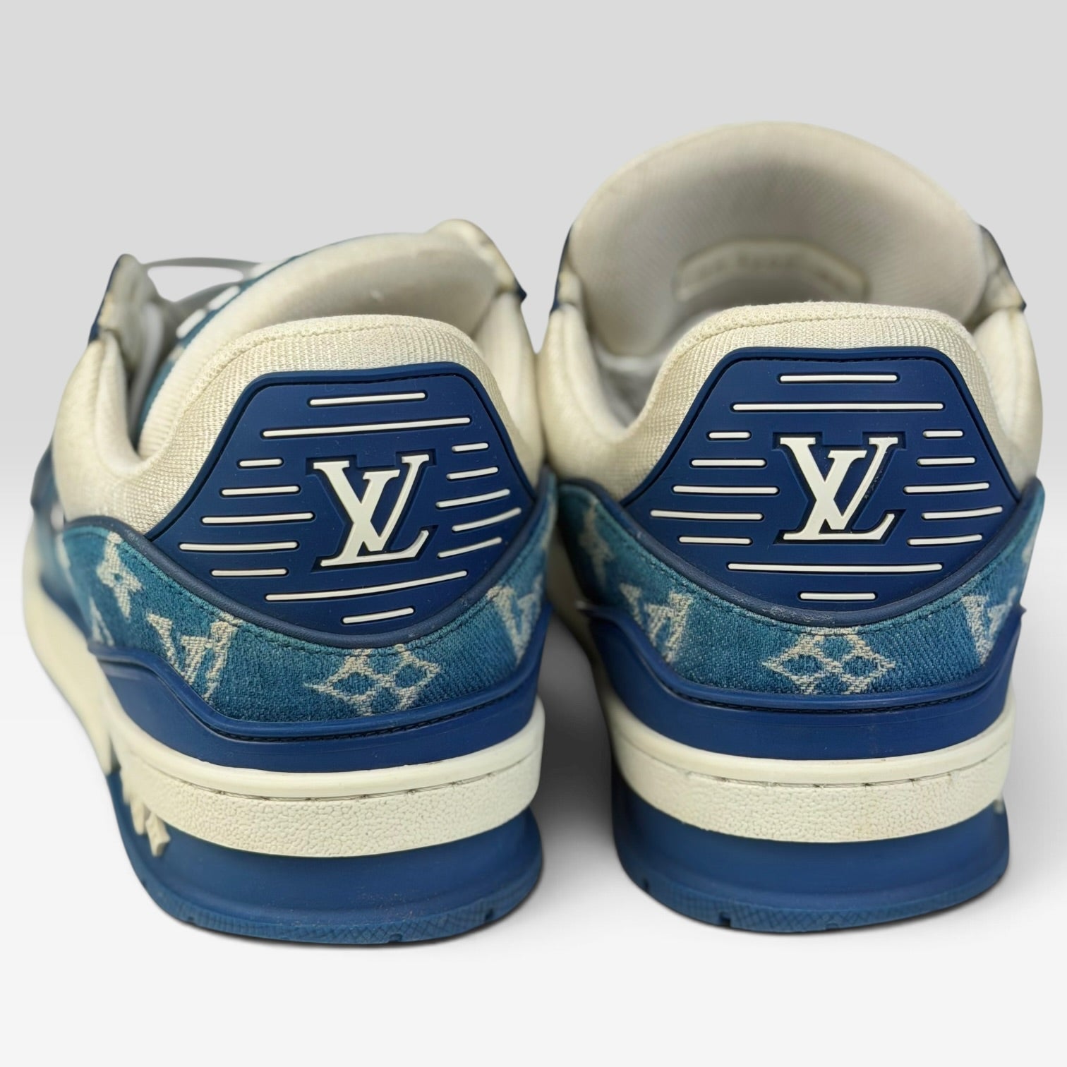Louis Vuitton LV Trainer Blue Denim | Sneakers Louis Vuitton