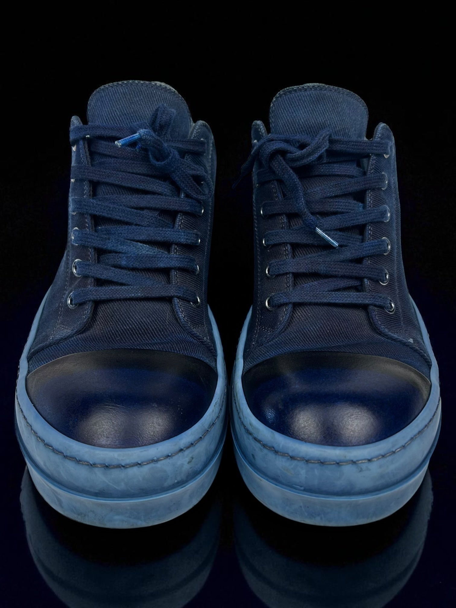 Rick Owens Ramones Low Indigo Dye
