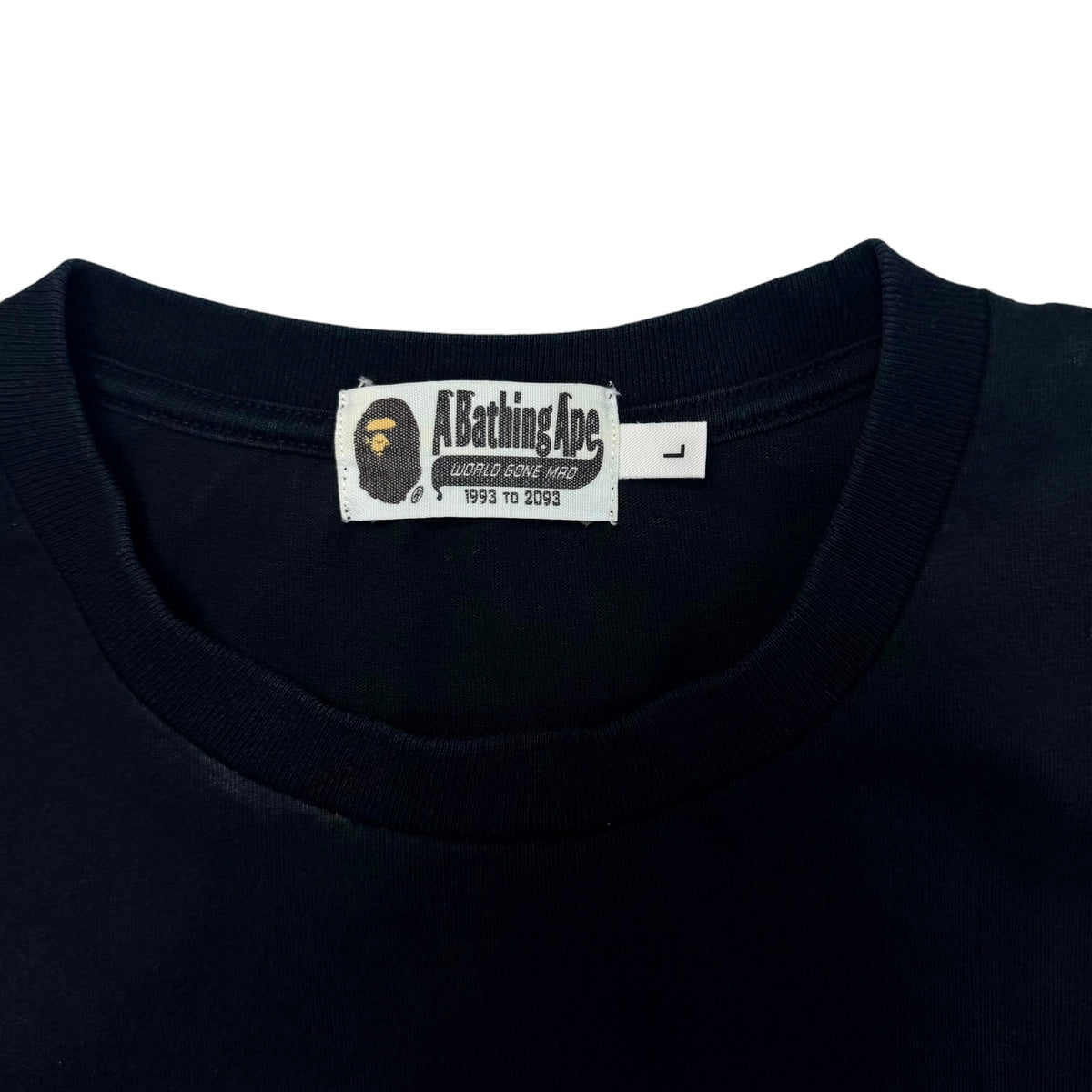 BAPE Gradient College Relaxed Fit Tee Black