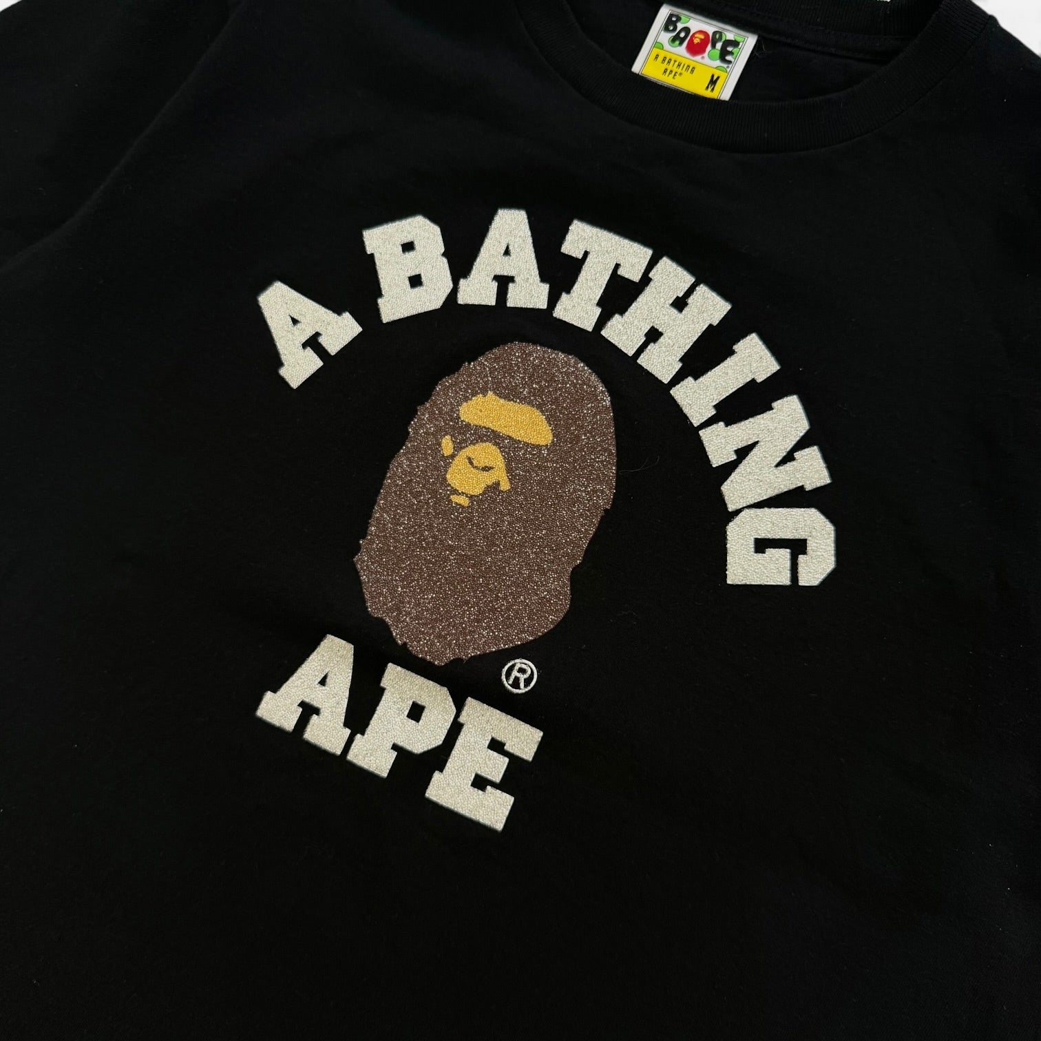 Bape Glass Beads College Logo T-shirt