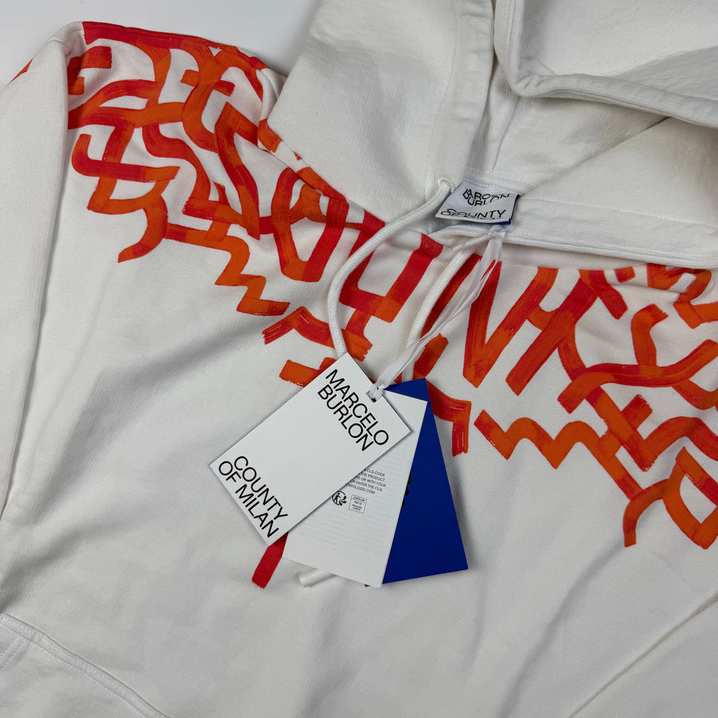 Marcelo Burlon Graffiti Wings Hoodie