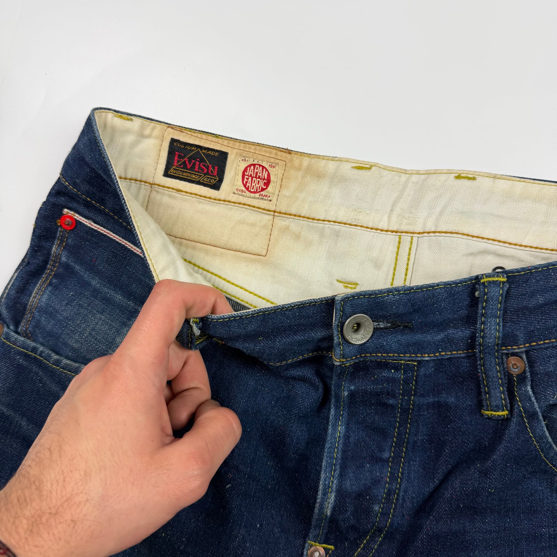 Evisu Seagull Pocket Embroidered Jeans