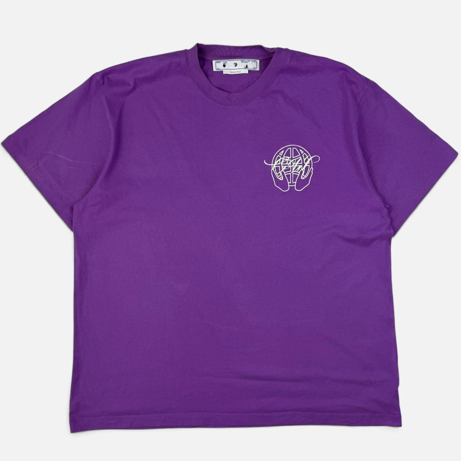 Off-White Hand Arrow T-Shirt Purple