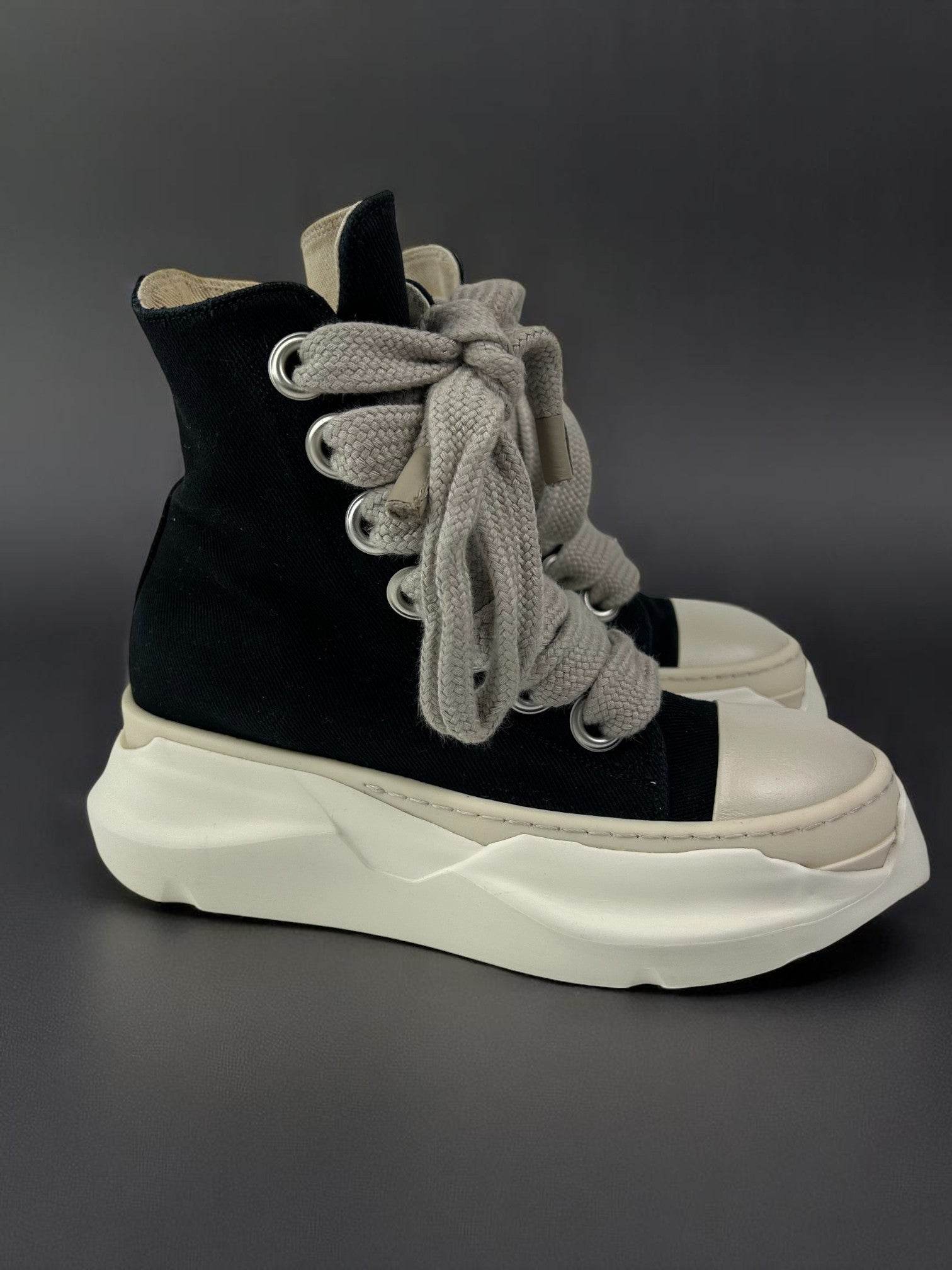 Rick Owens Ramones High Abstract Jumbo Lace - V STEALS