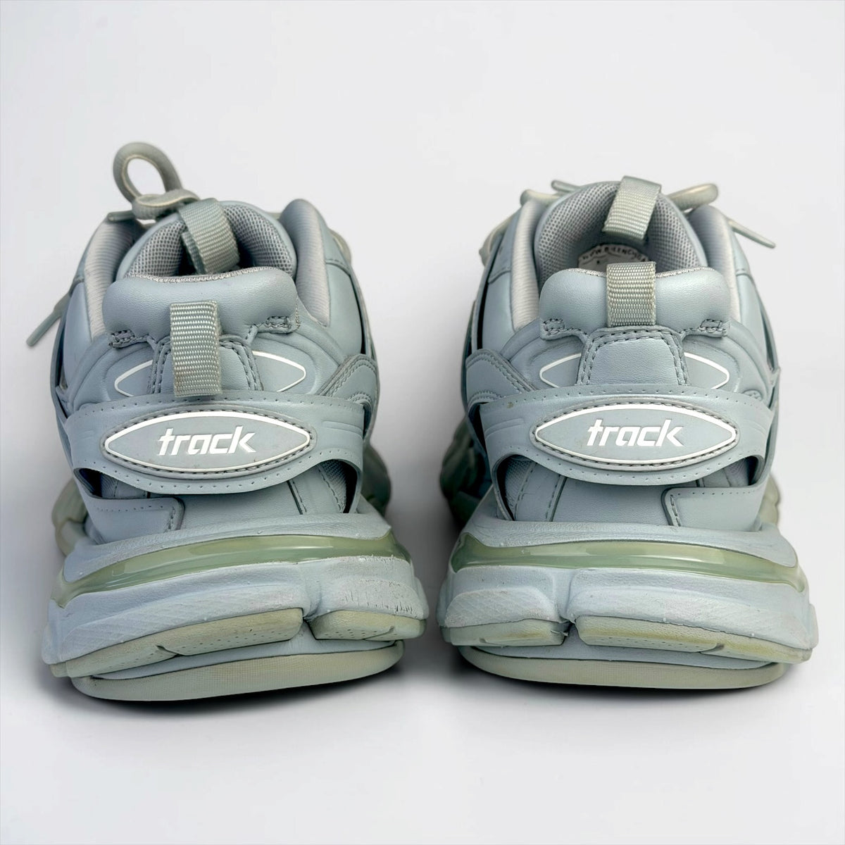 Balenciaga Track Faux Leather Blue