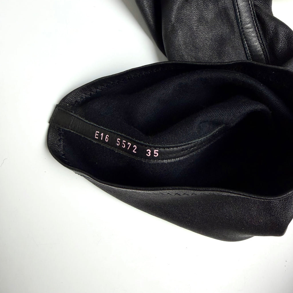 Rick Owens Sock Ramones Thigh Length