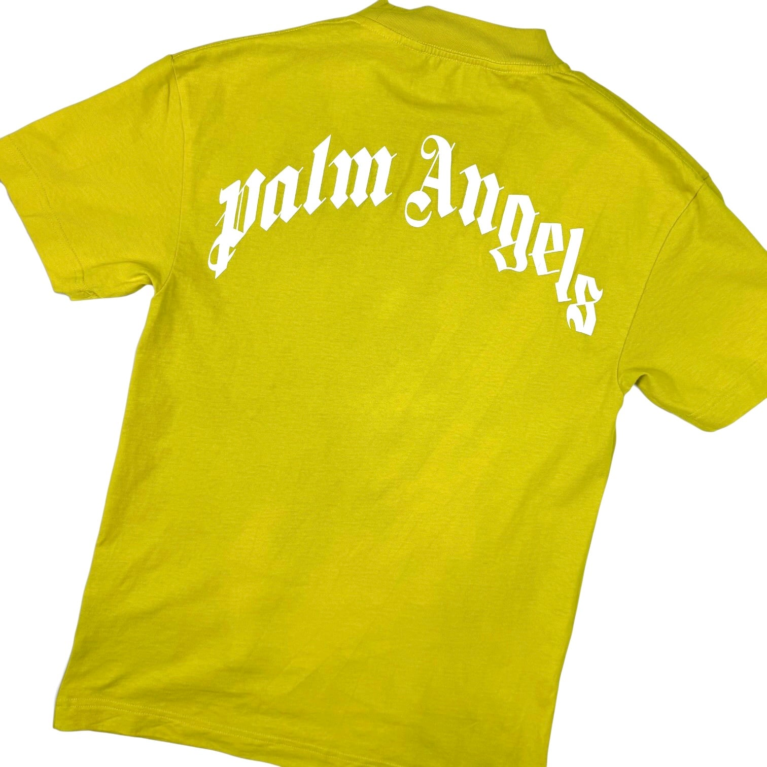 Palm Angels Classic Broken Palm T-Shirt Yellow