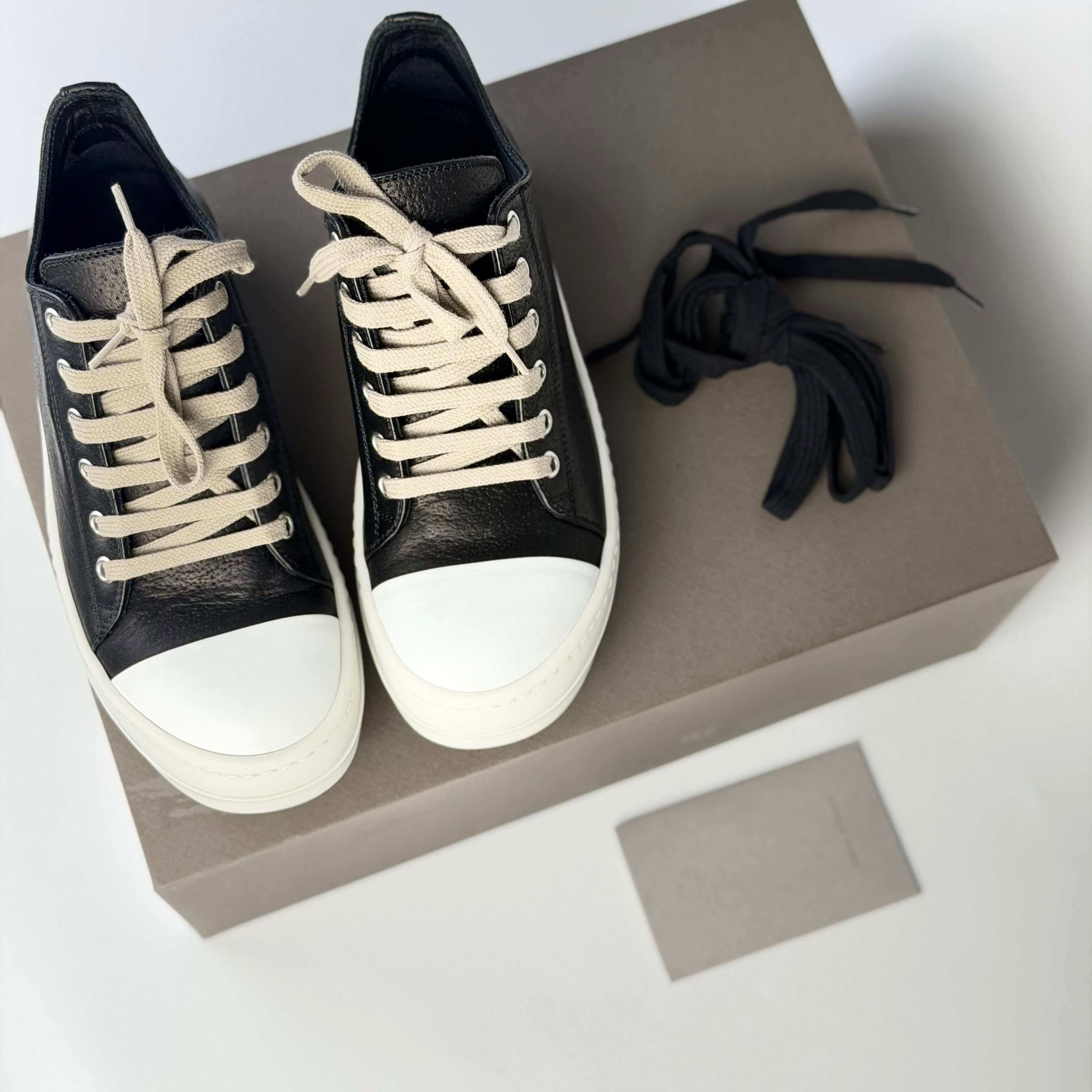 Rick Owens Grained Leather Ramones