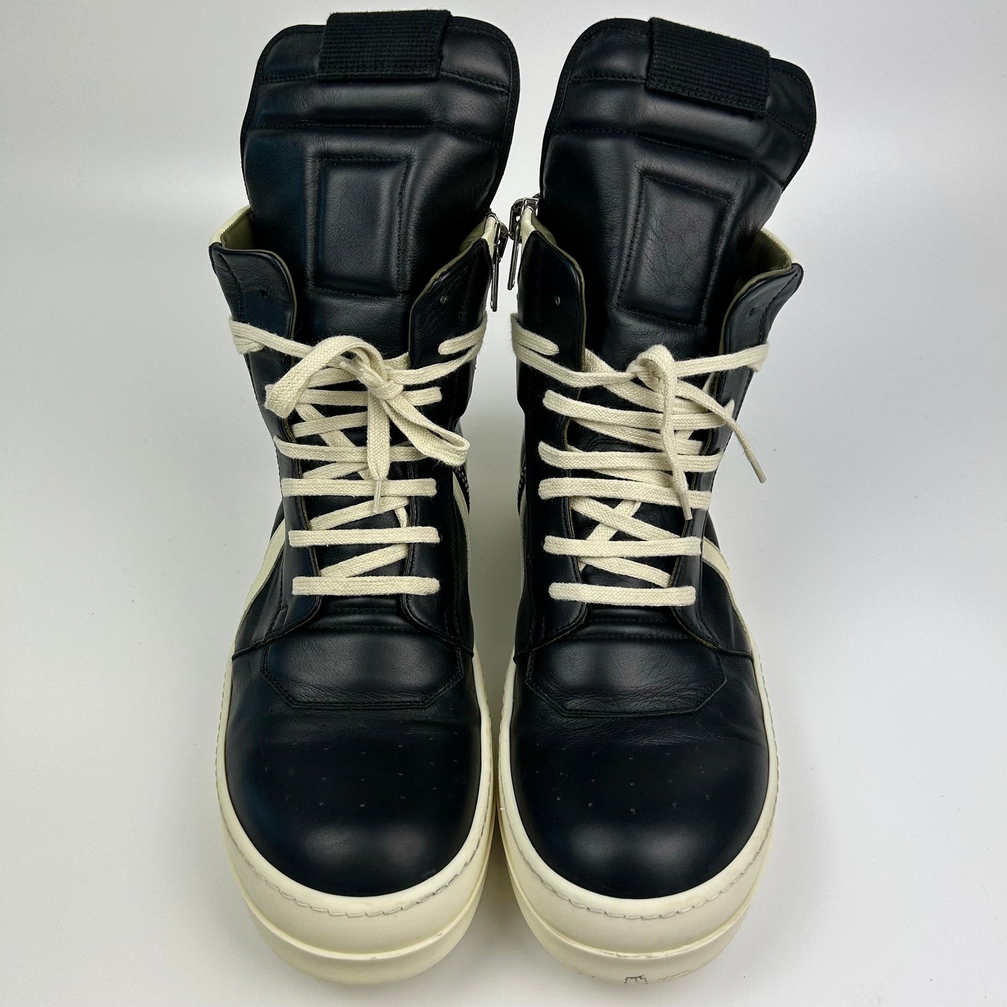 Rick Owens Geobasket Black Milk