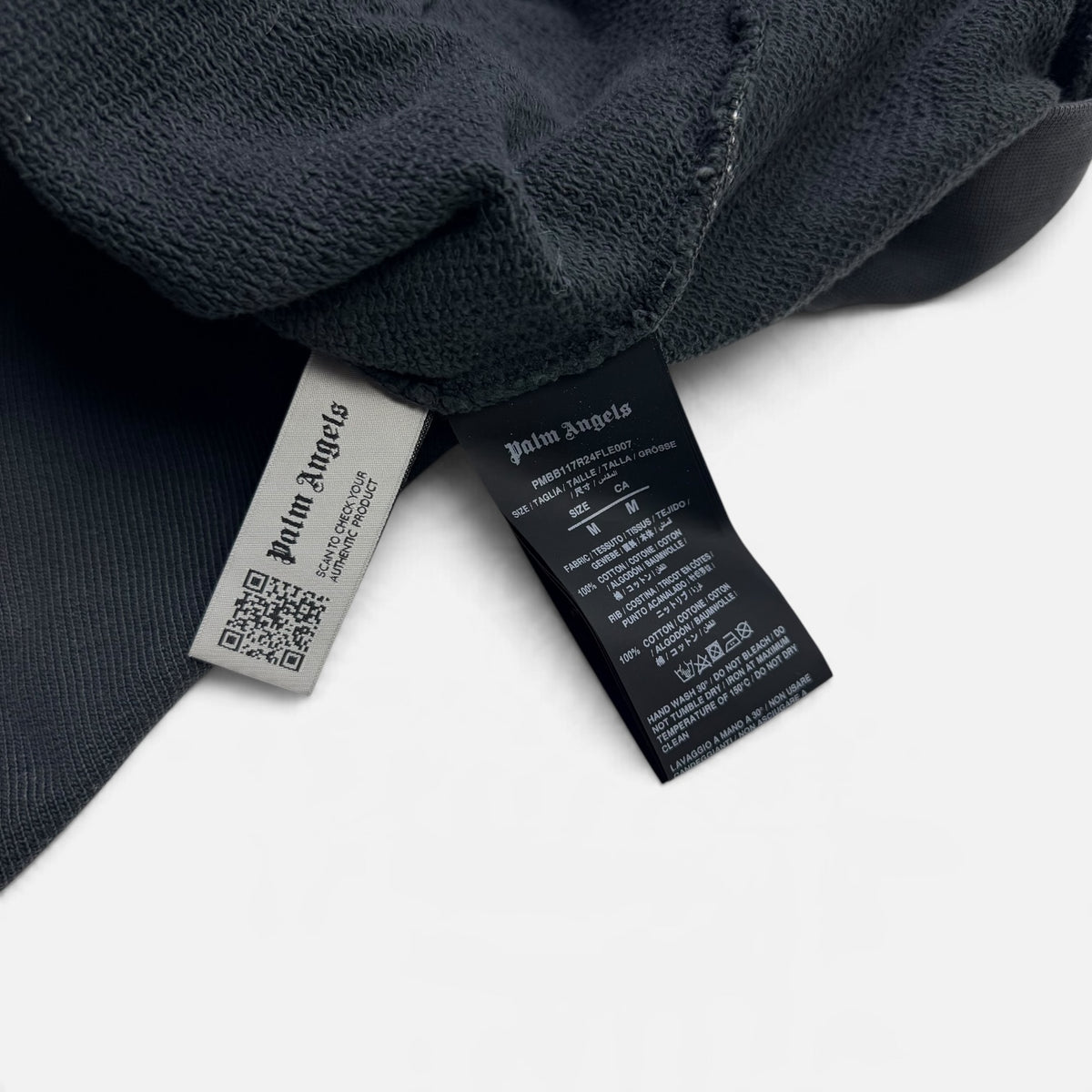 Palm Angels PA City Logo Hoodie Grey
