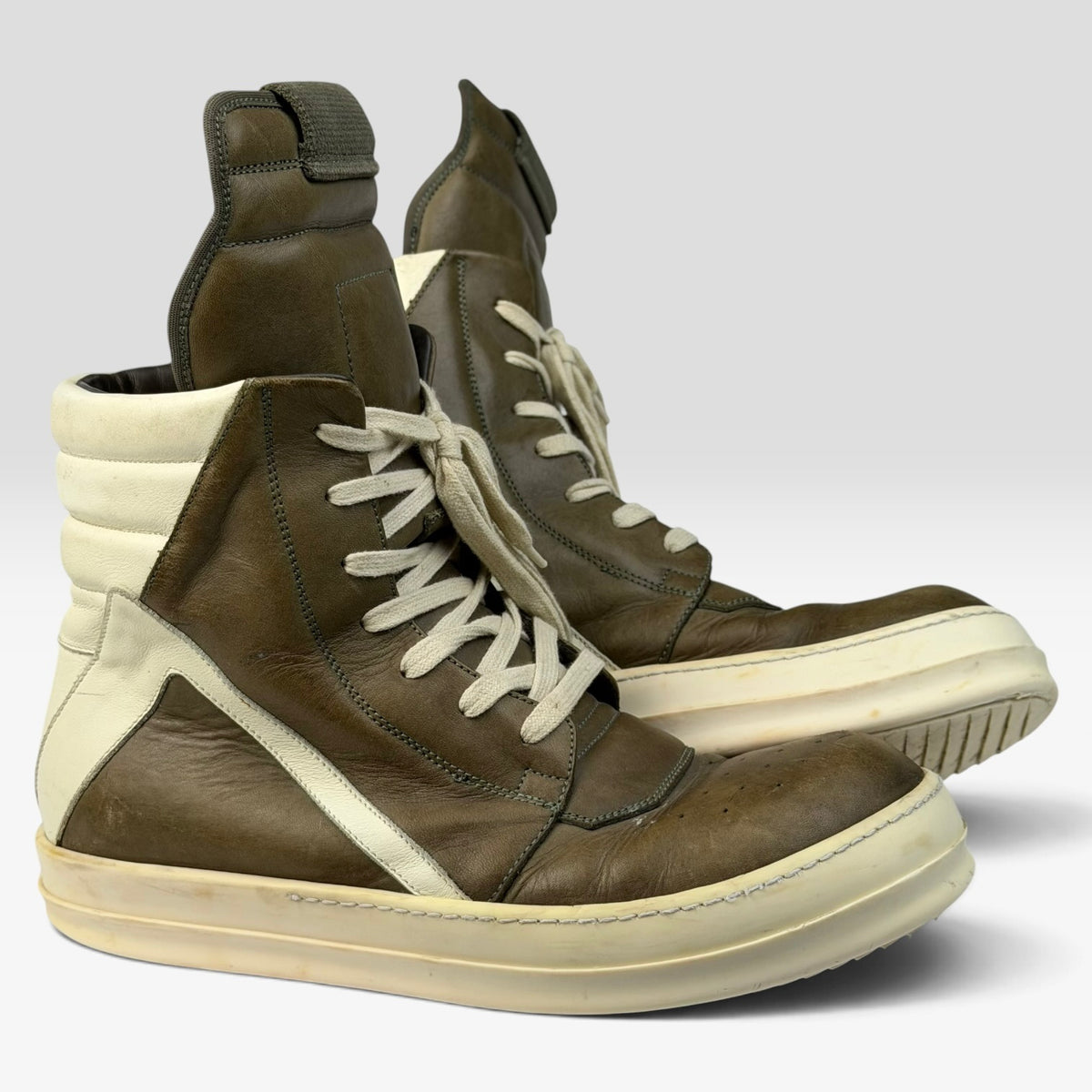 Rick Owens Geobasket Brown/Milk 2016