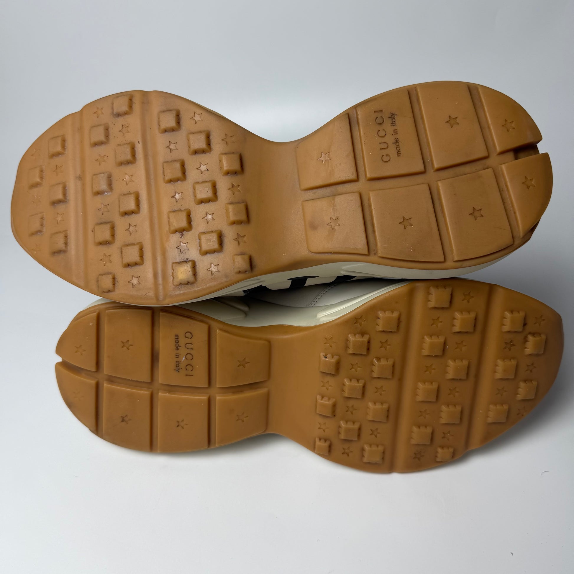 Gucci Rhyton Leather Sneakers