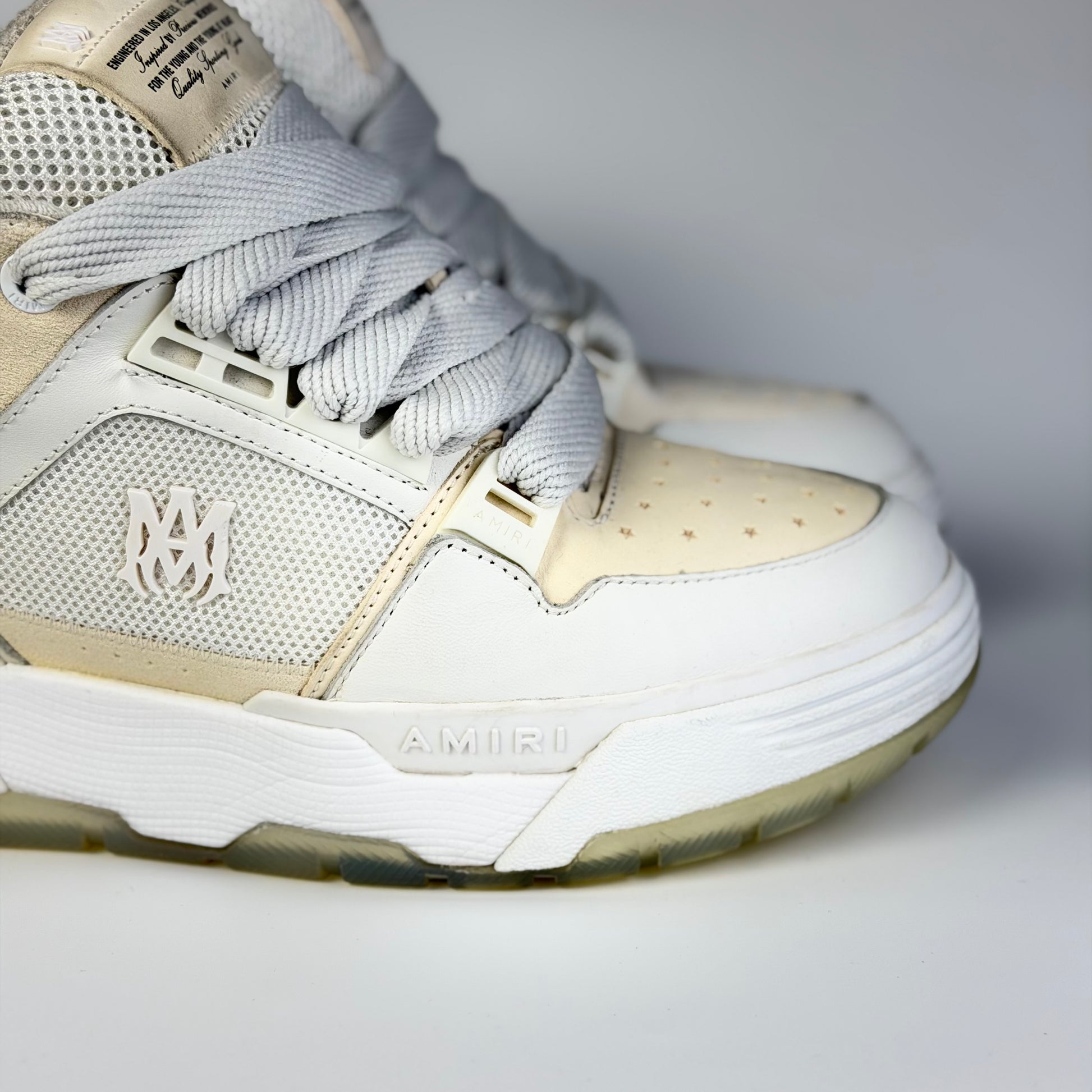 Amiri MA-1 Alabaster White Sneakers