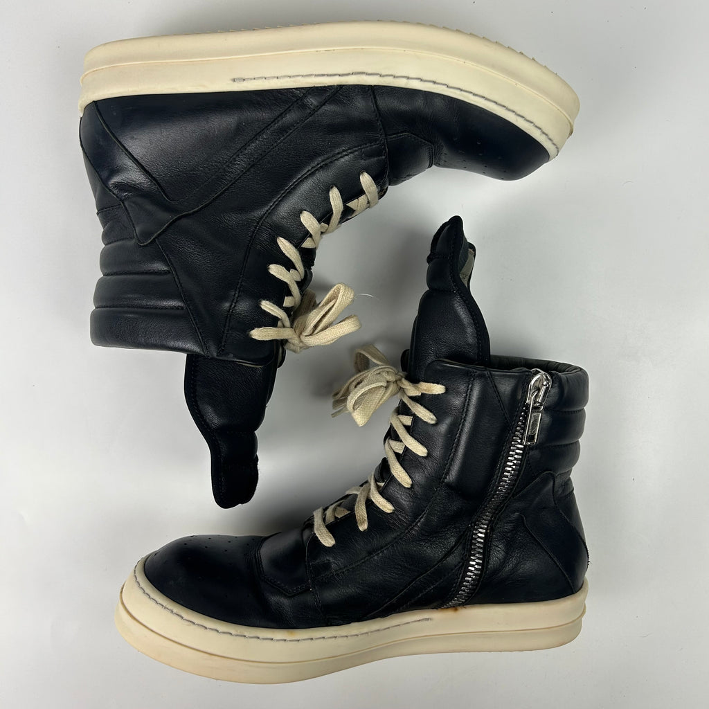 Rick Owens Geobasket Black Milk