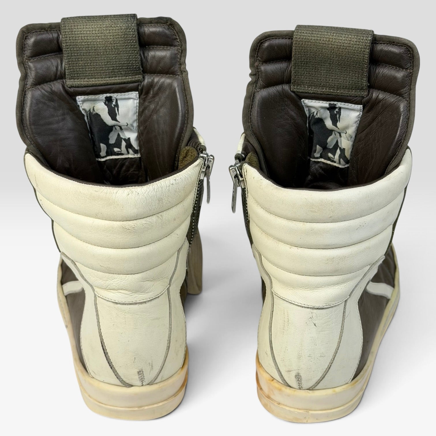 Rick Owens Geobasket Brown/Milk 2016