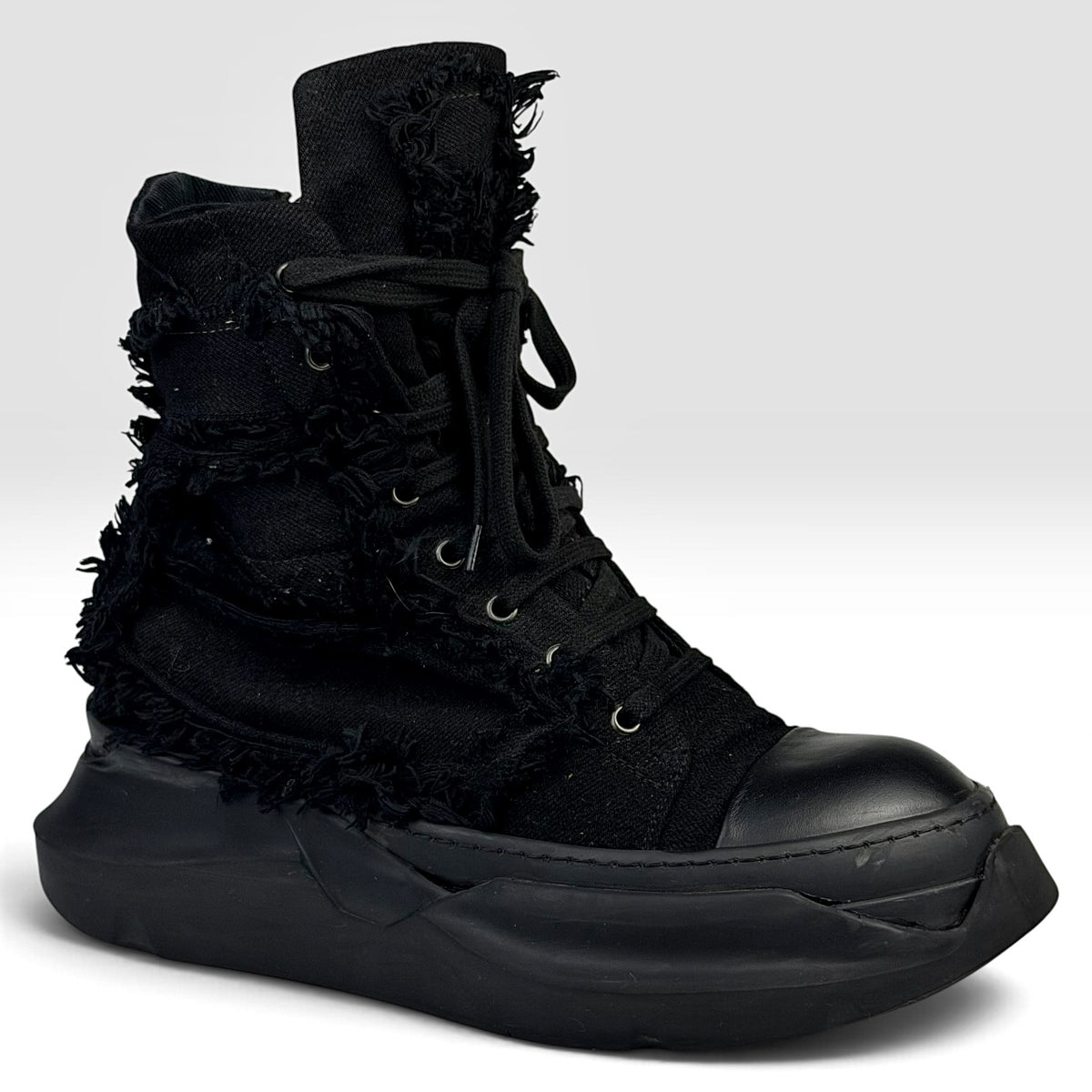 Rick Owens DRKSHDW Destroyed Abstract Black