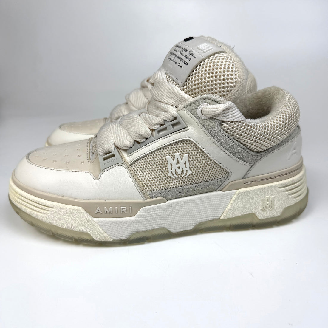 Amiri MA-1 Alabaster White Sneakers