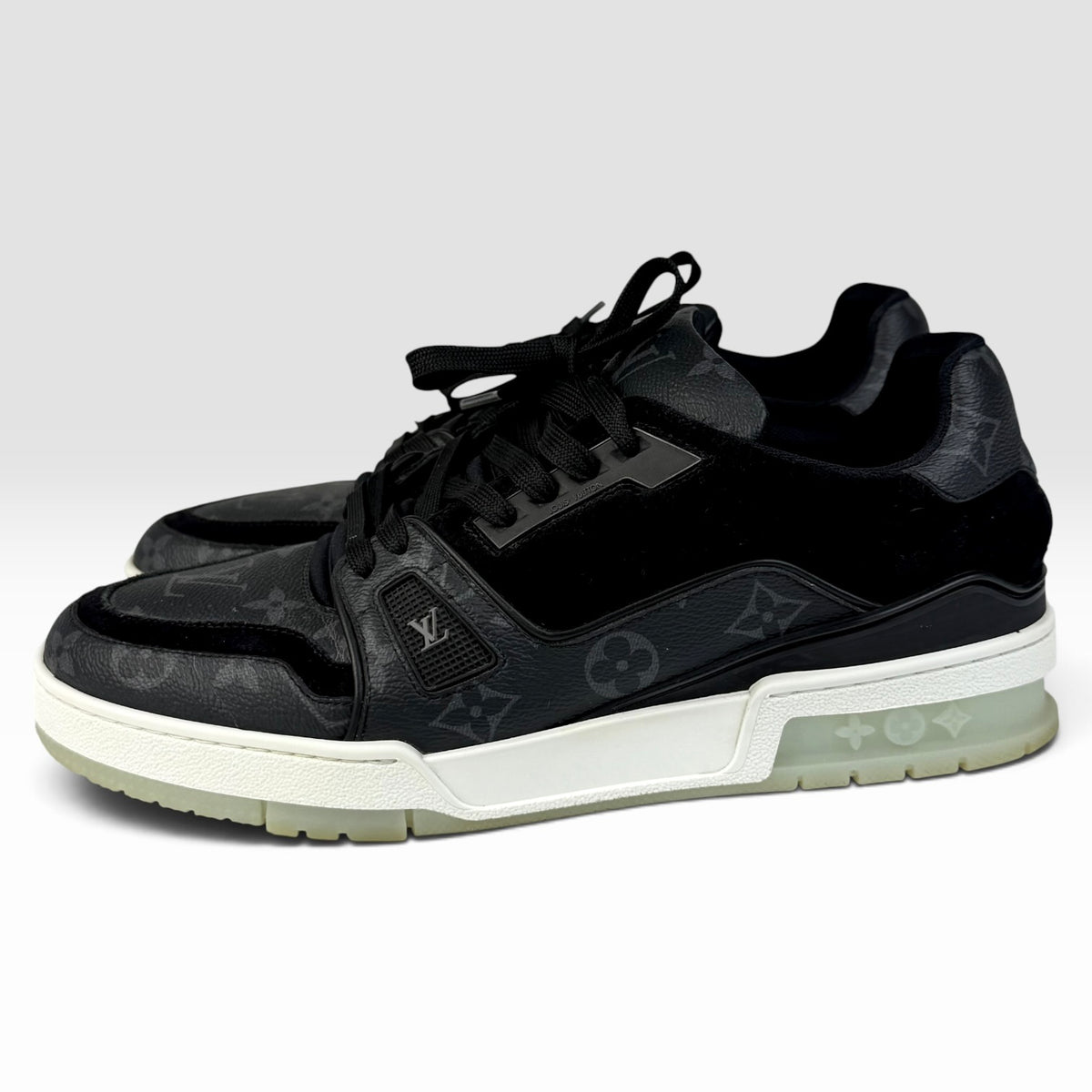 Louis Vuitton LV Trainer Black Monogram