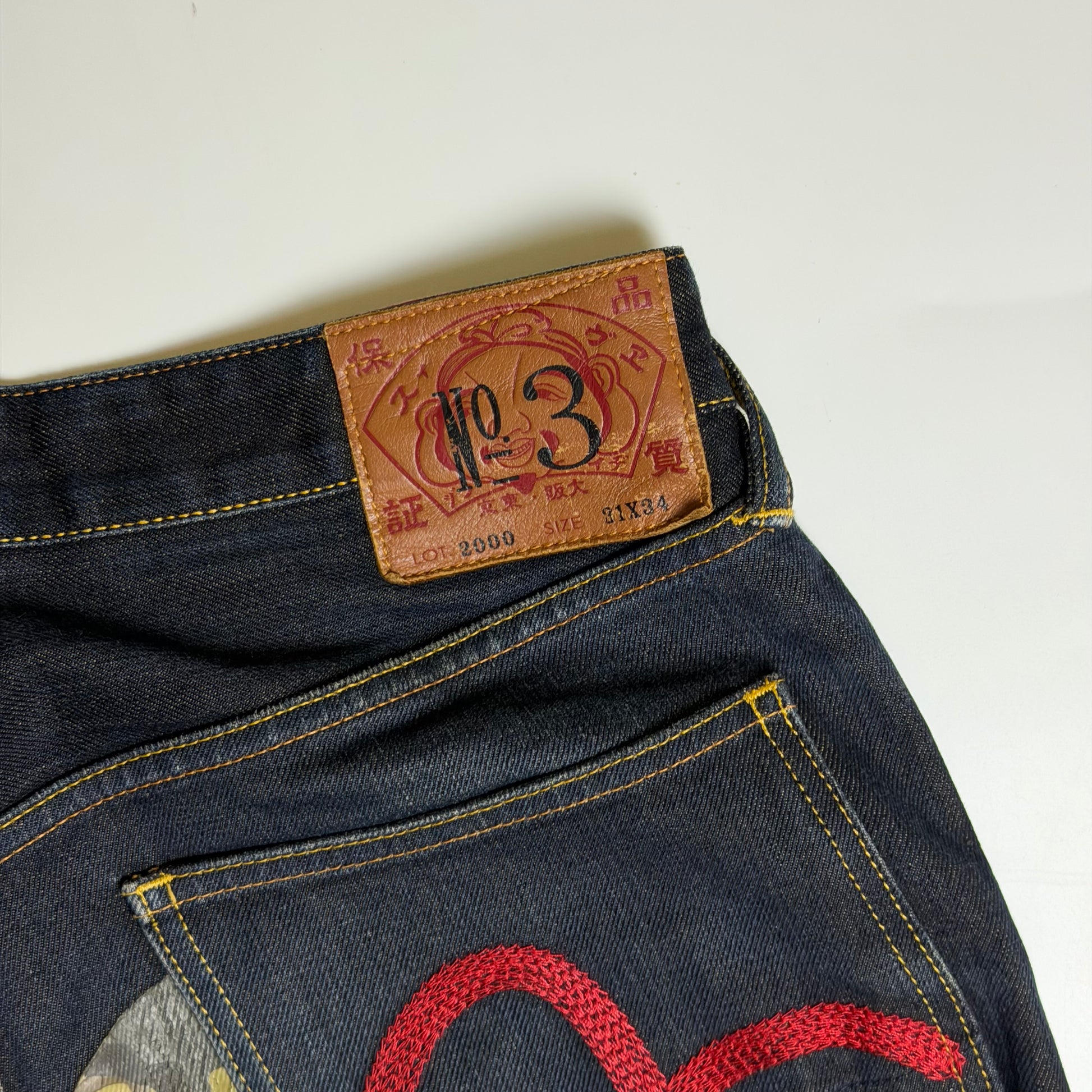 Evisu Camo Daicock Jeans