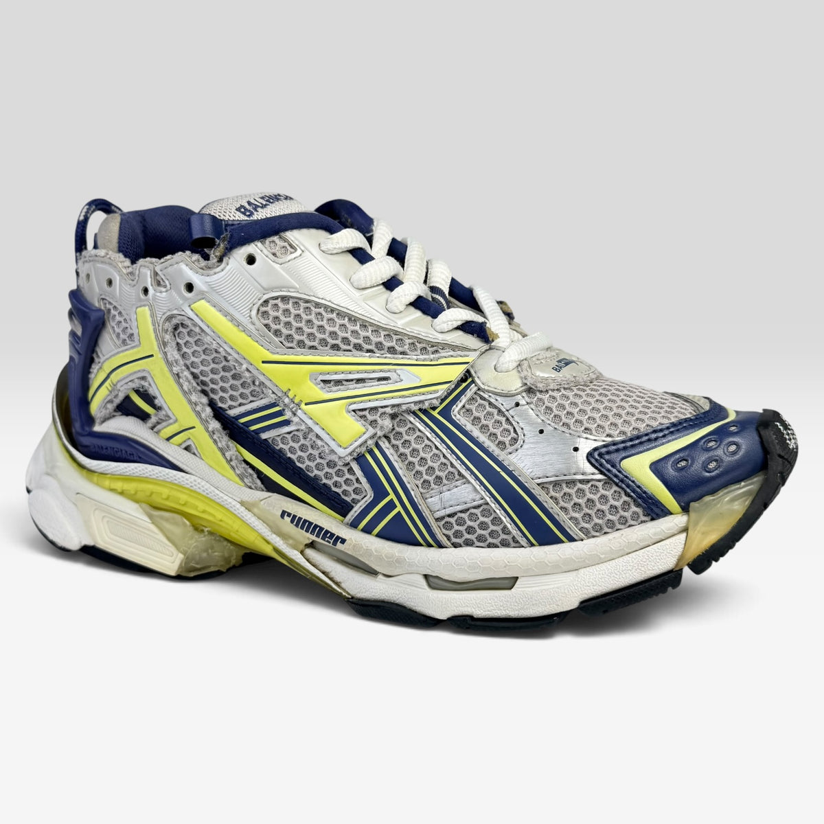 Balenciaga Runner White/Blue/Yellow/Grey