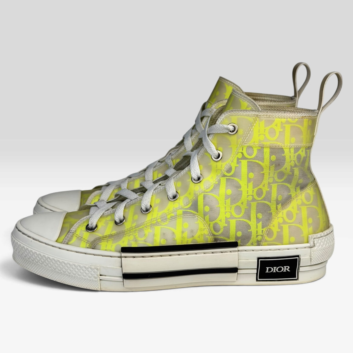 Dior B23 High-Top Oblique Neon