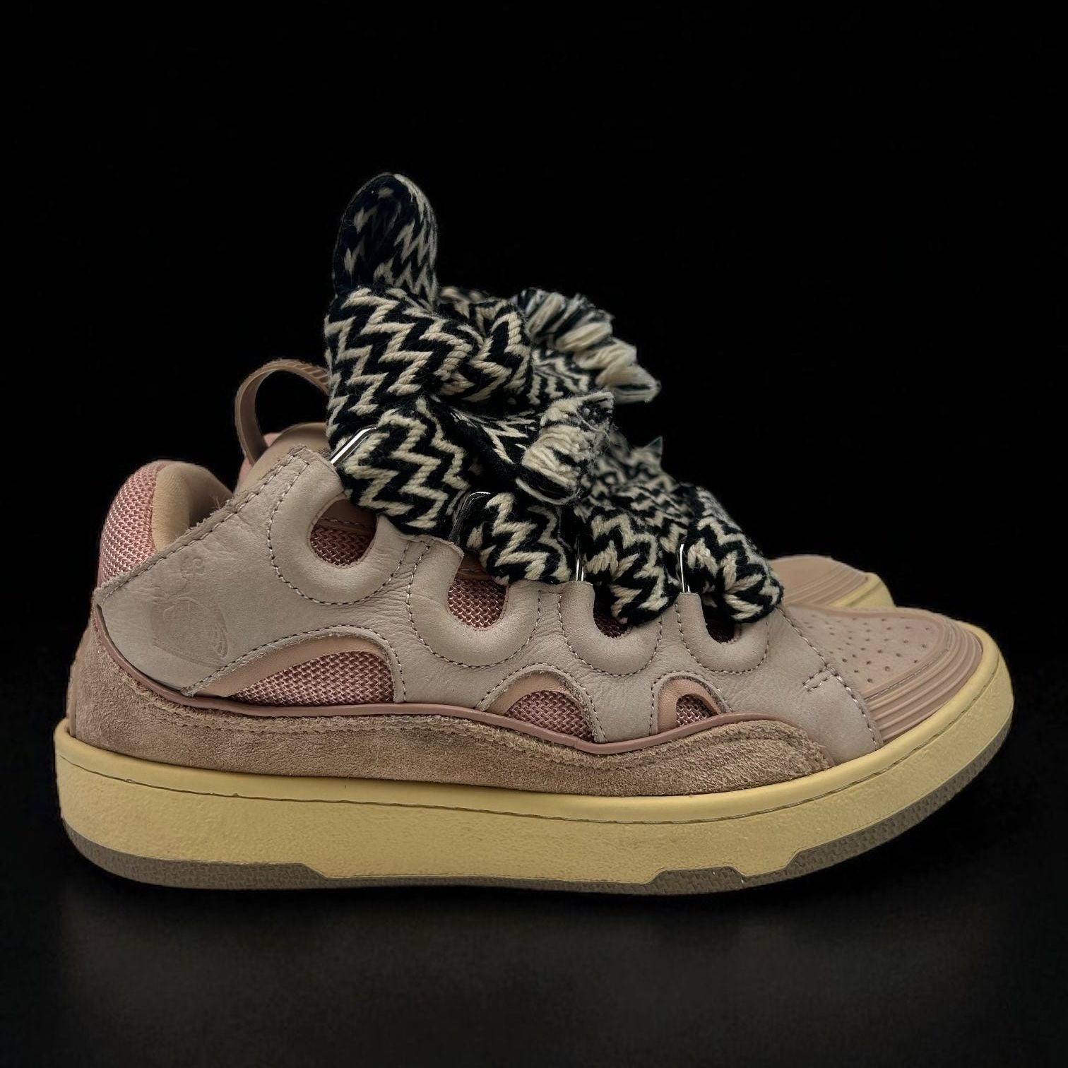Lanvin Curb Pink Sneakers