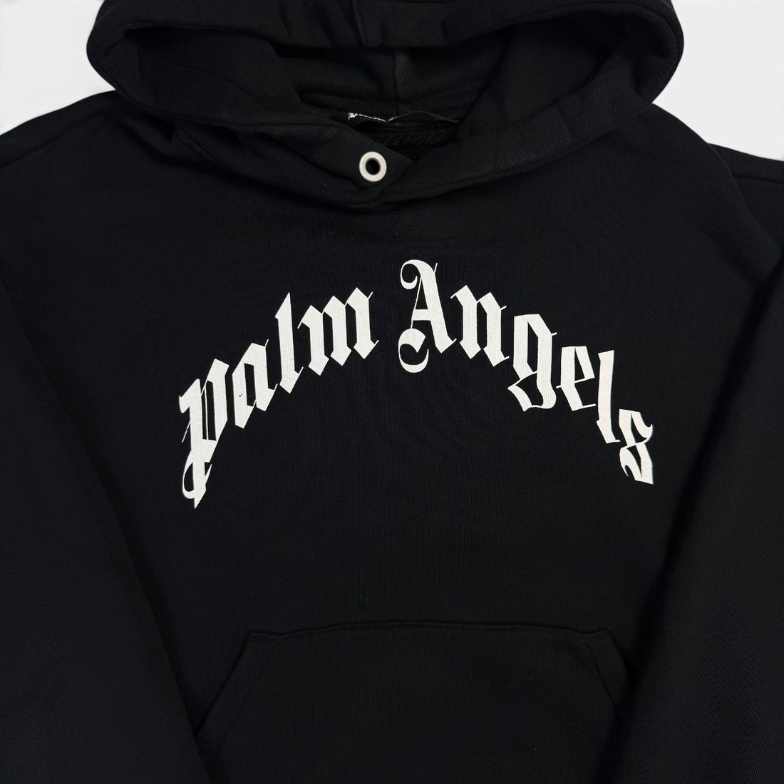 Palm Angels Curved Logo Hoodie