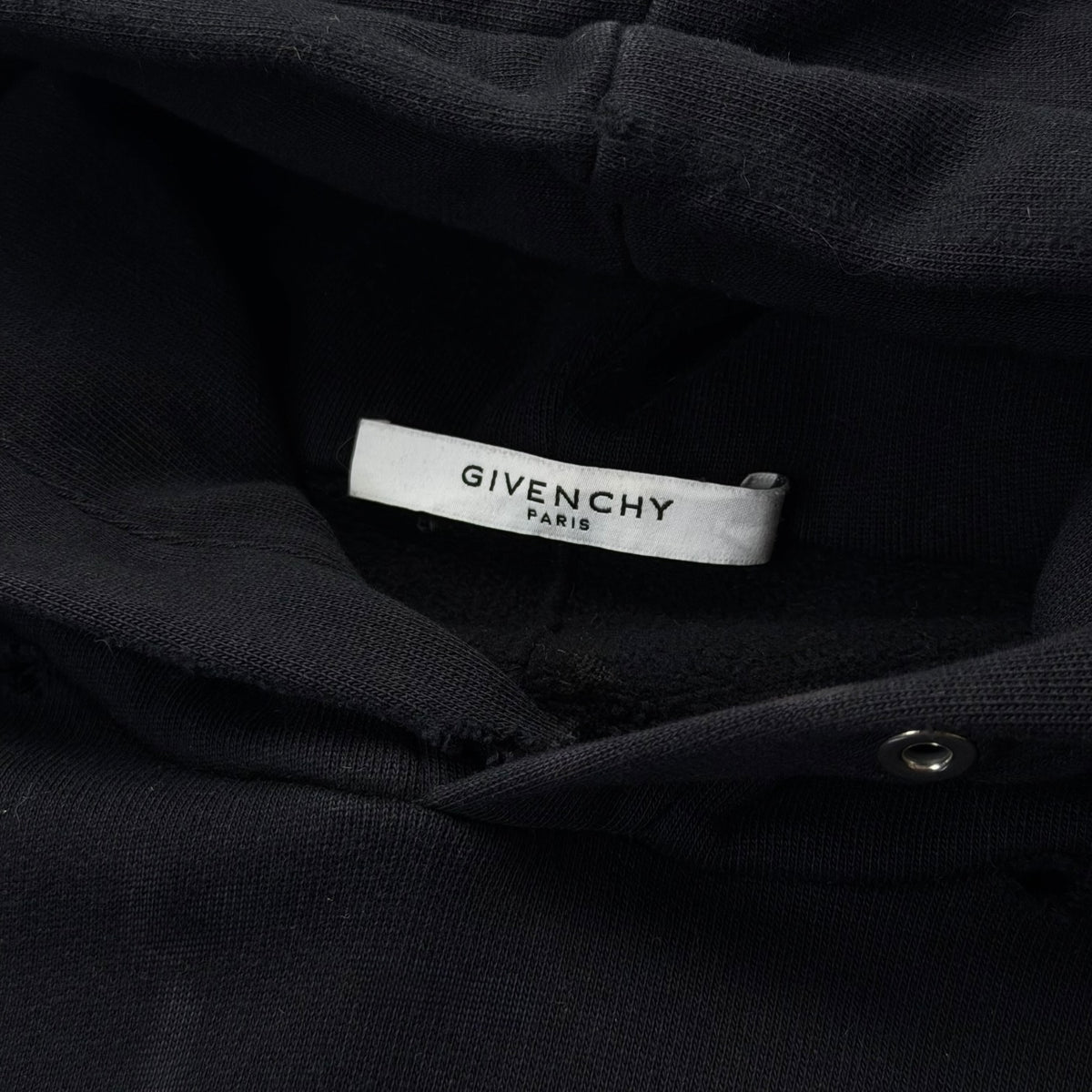 Givenchy Patch Hoodie Cuban Fit Black