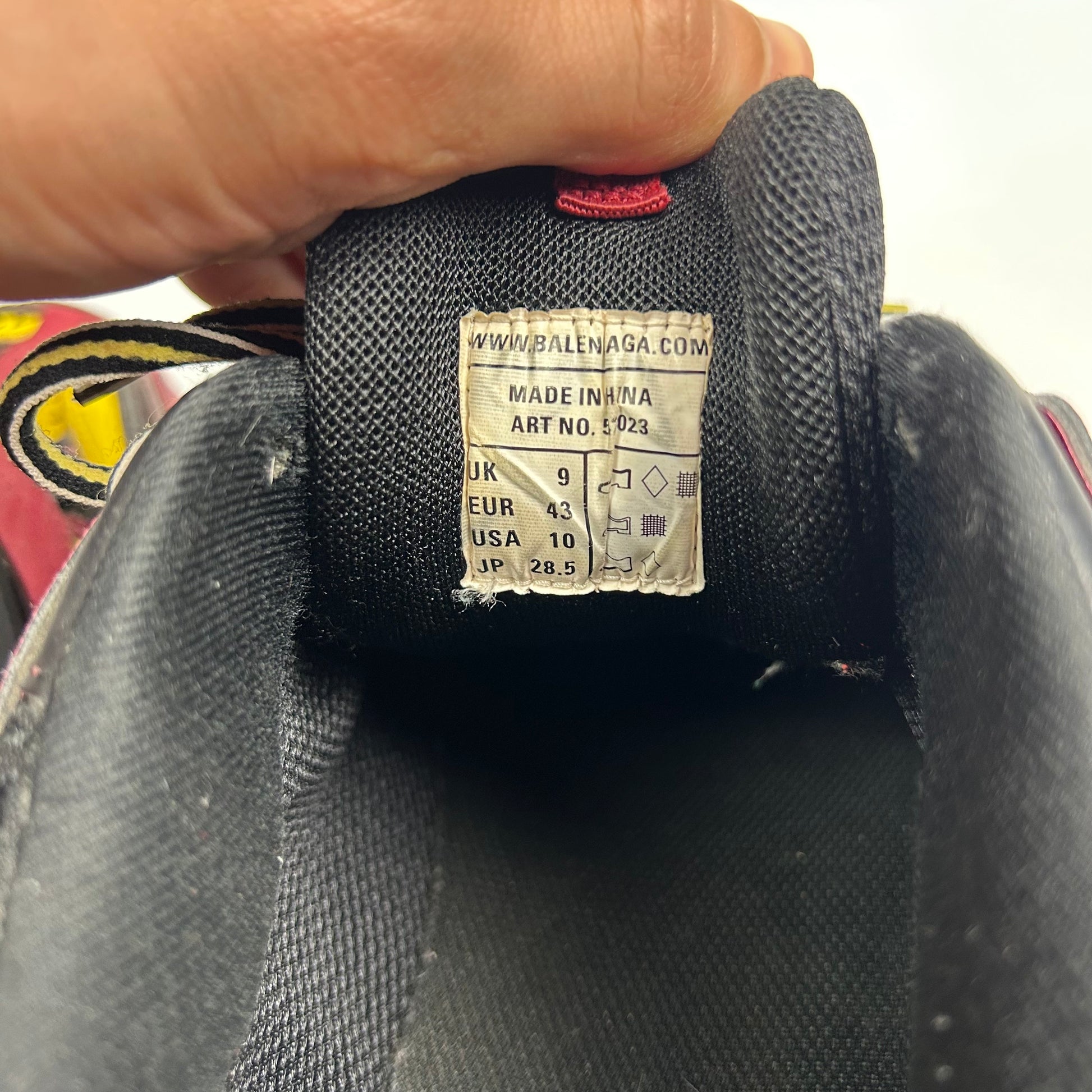Balenciaga Track Burgundy
