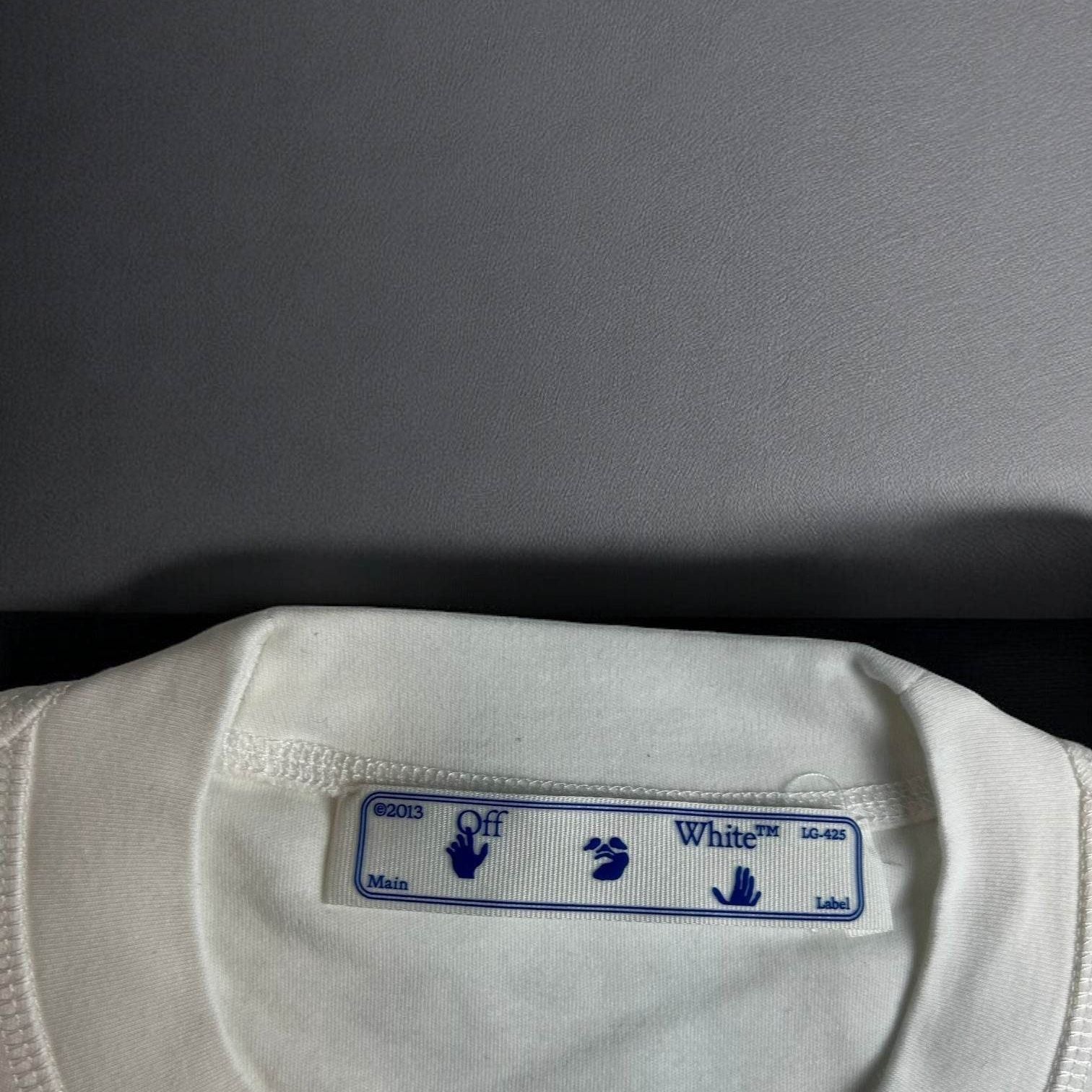 Off-White Water Color Arrows Cropped T-shirt - V STEALS