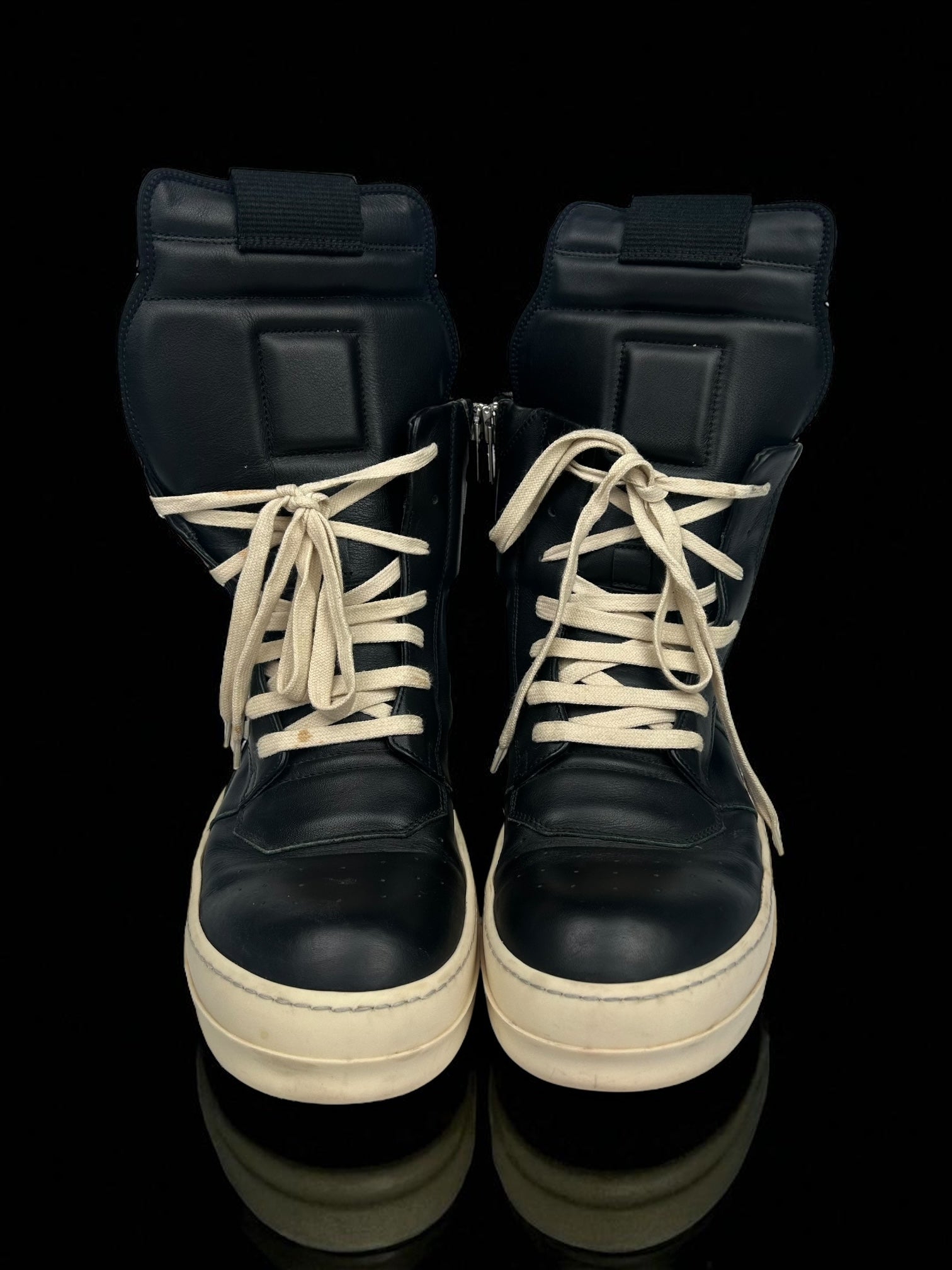 Rick Owens Geobasket Black Milk