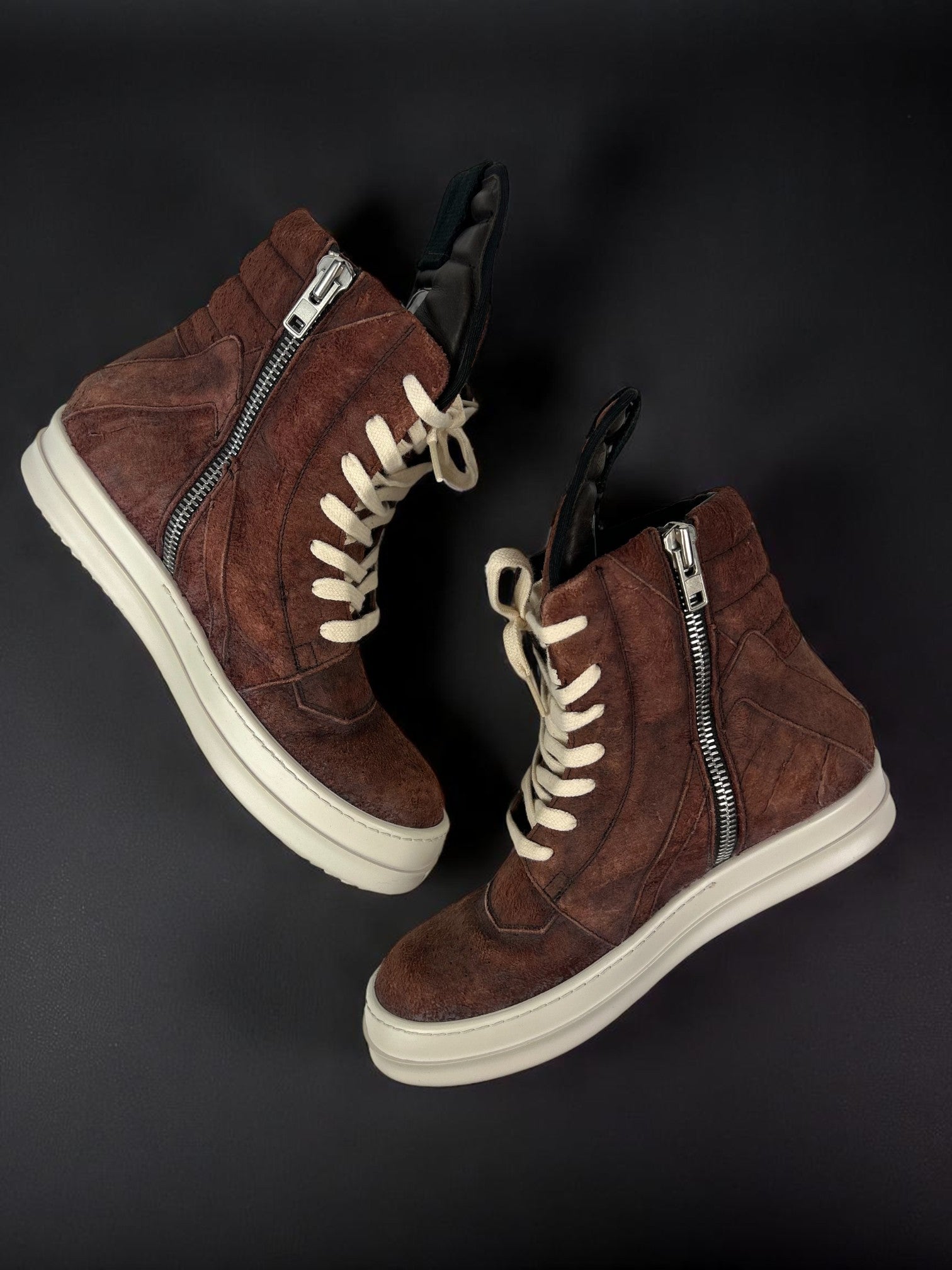 Rick Owens Geobasket "Blood Red"