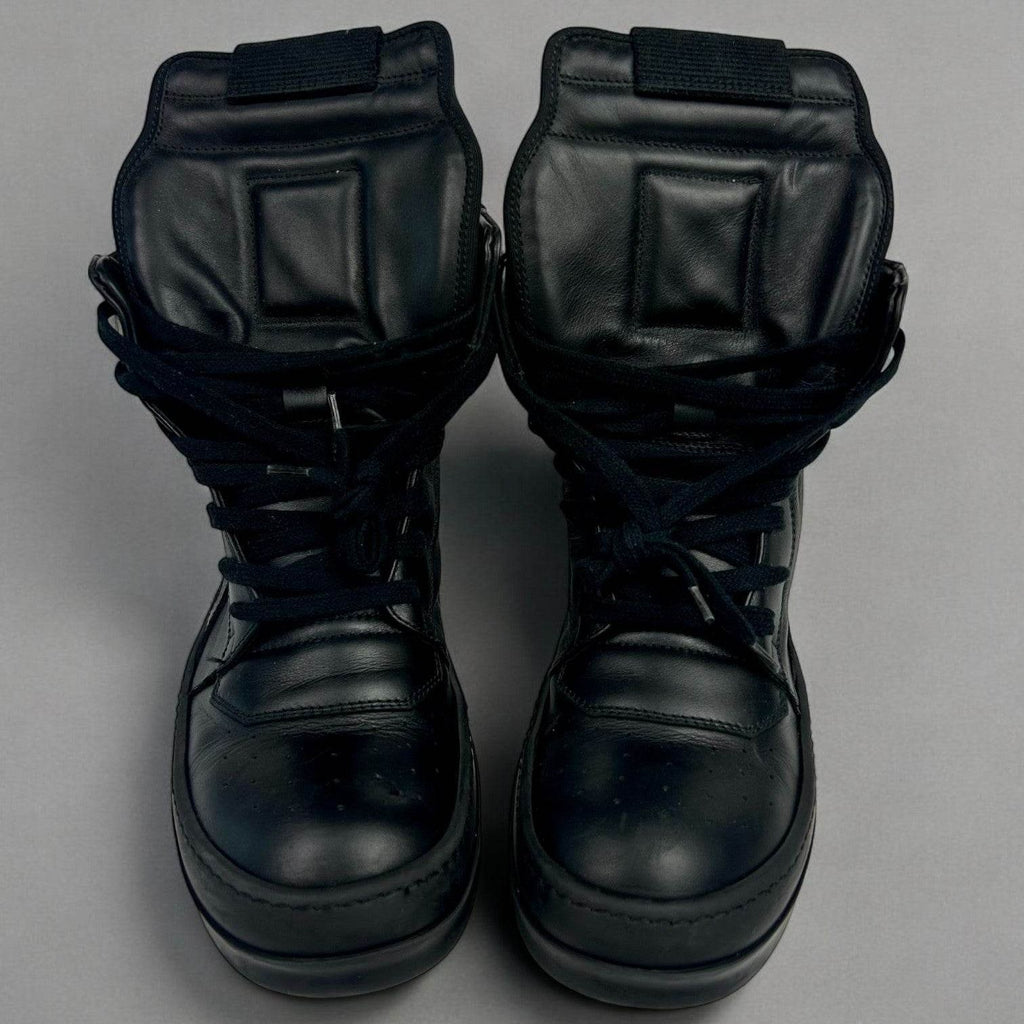 Rick Owens Geobasket Black Leather - V STEALS