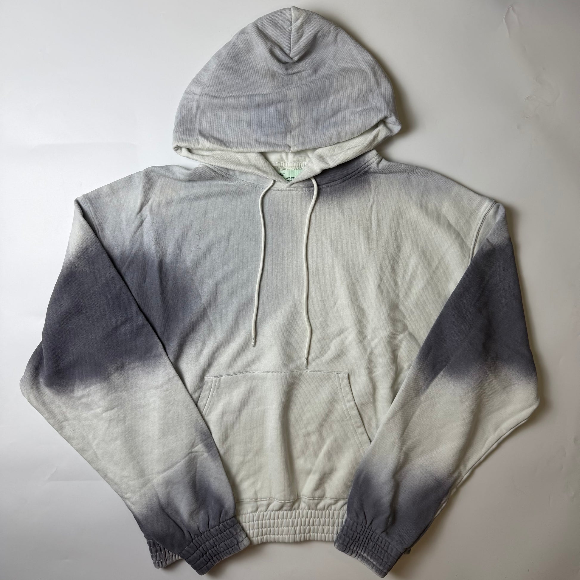 Off-White Grey Spray Hoodie